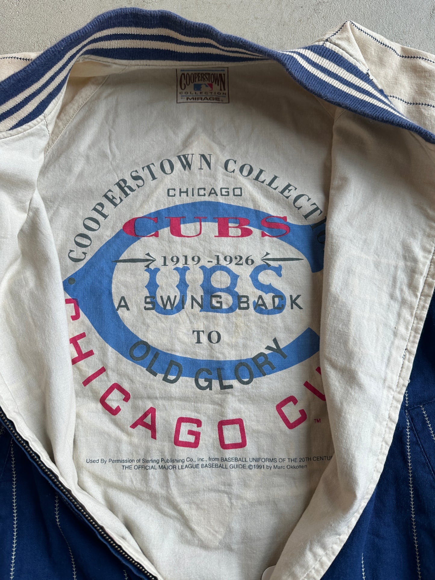 Vintage Chicago Cubs Mirage Jacket MLB