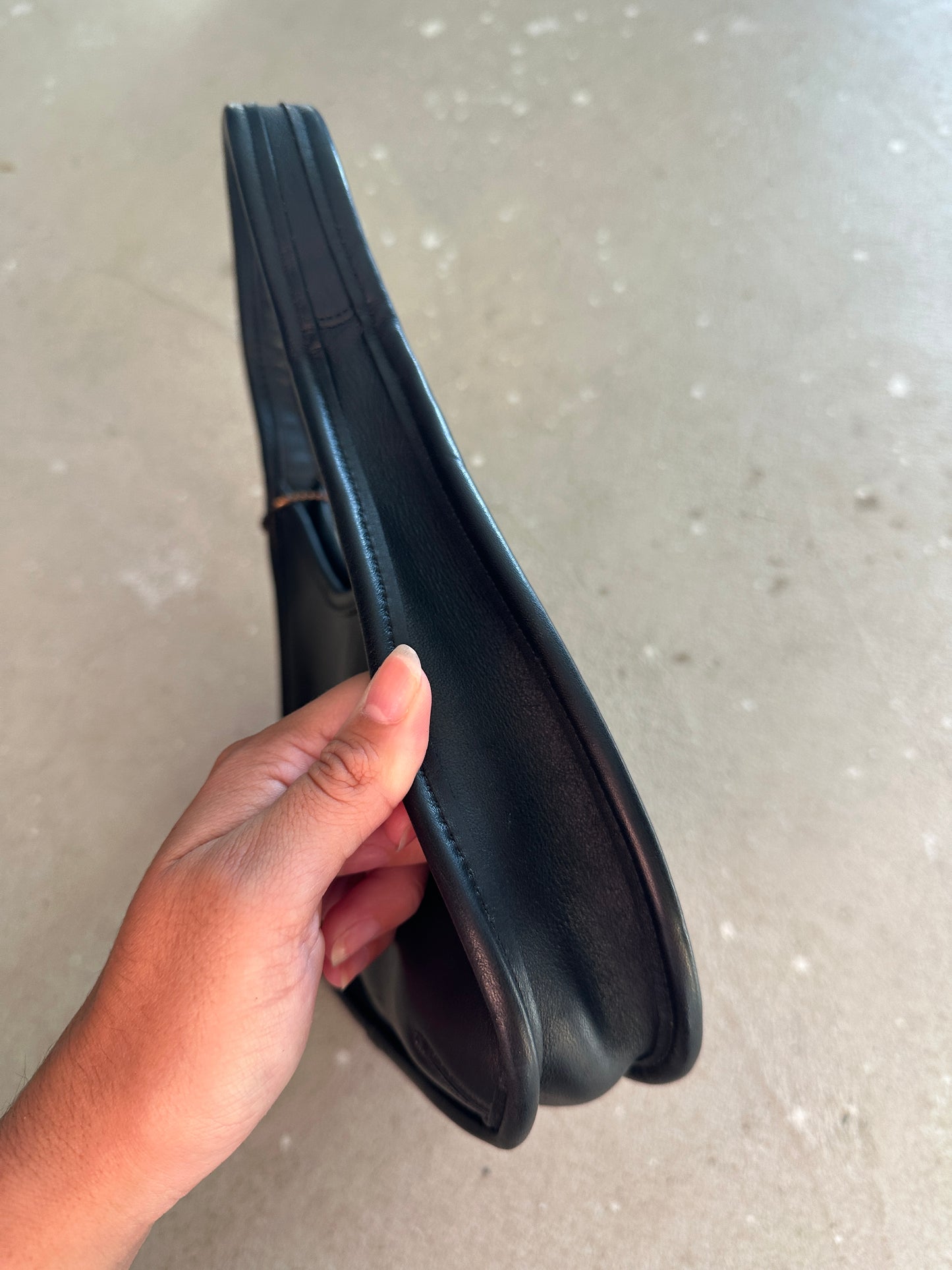 Vintage Coach Mini Ergo Black Shoulder Bag 9027