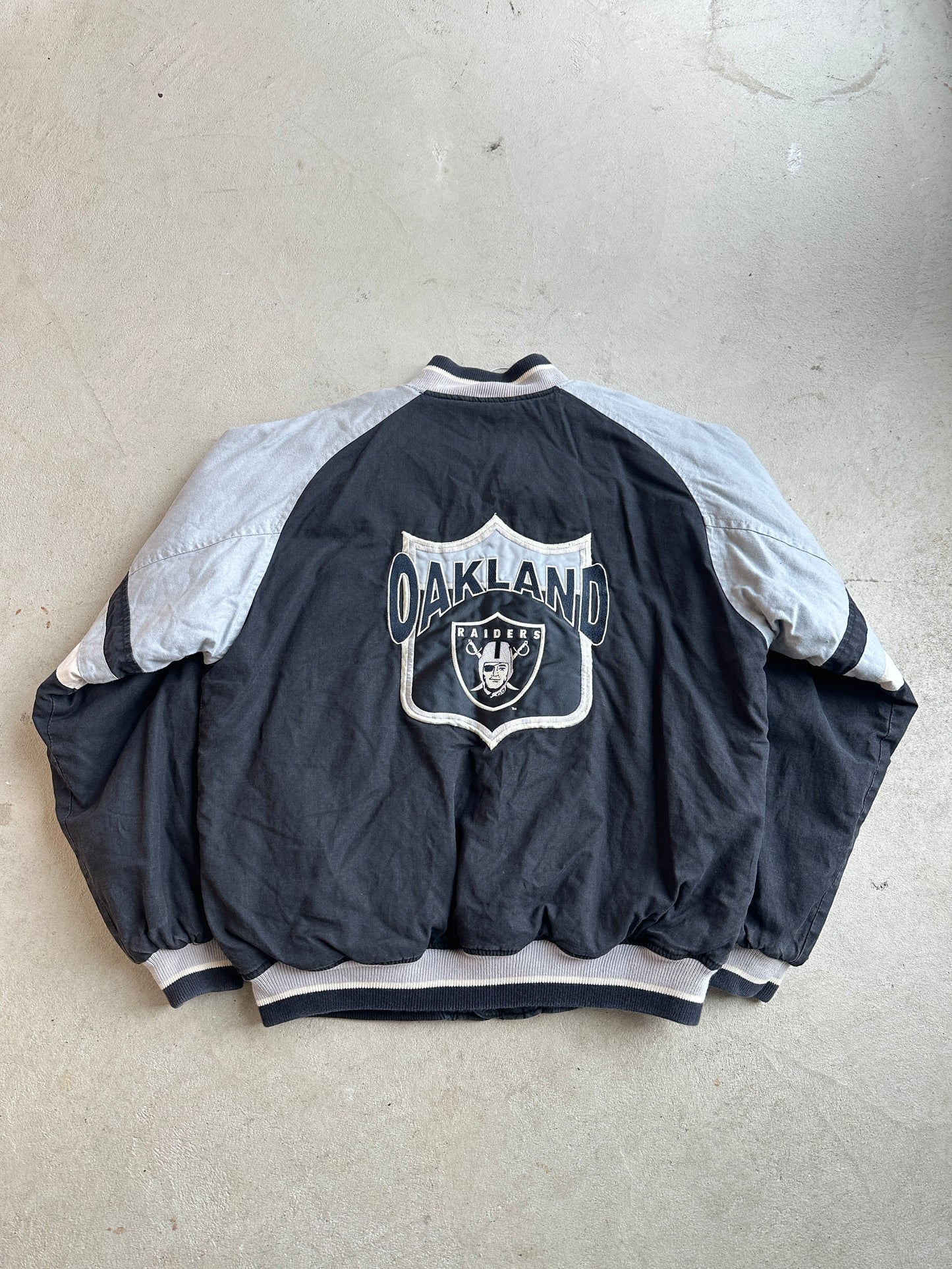 Vintage Raiders NFL Mirage Jacket - M