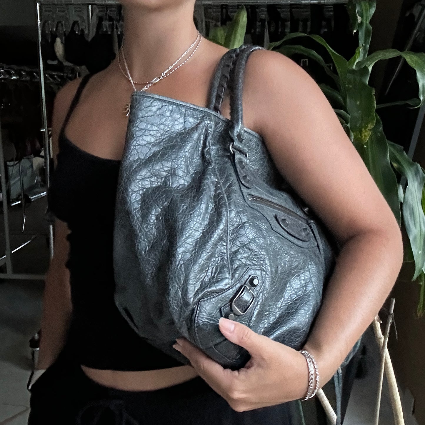 Vintage Balenciaga Midnight Sunday Bag