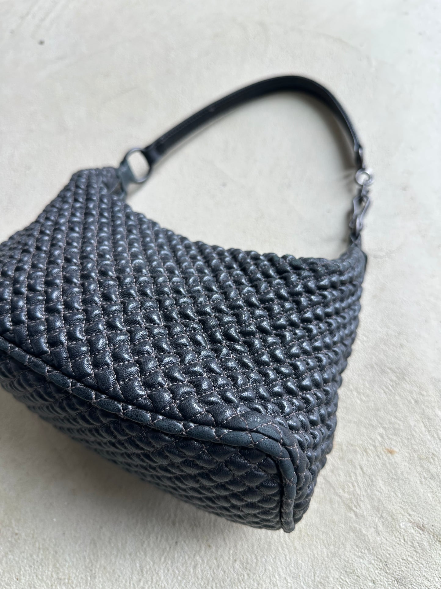 Vintage Bottega Veneta Black Mini Shoulder Bag