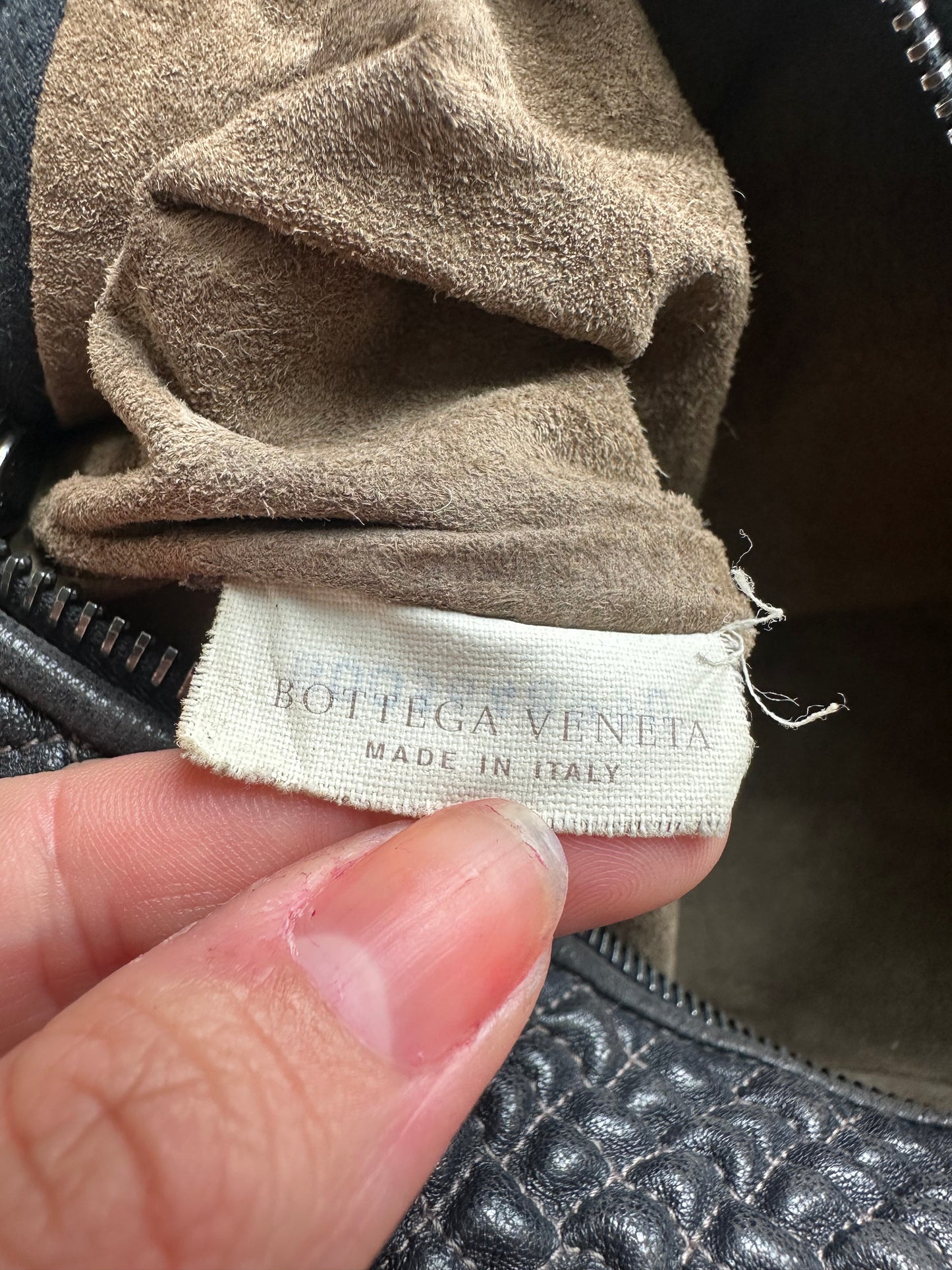 Vintage Bottega Veneta Black Mini Shoulder Bag