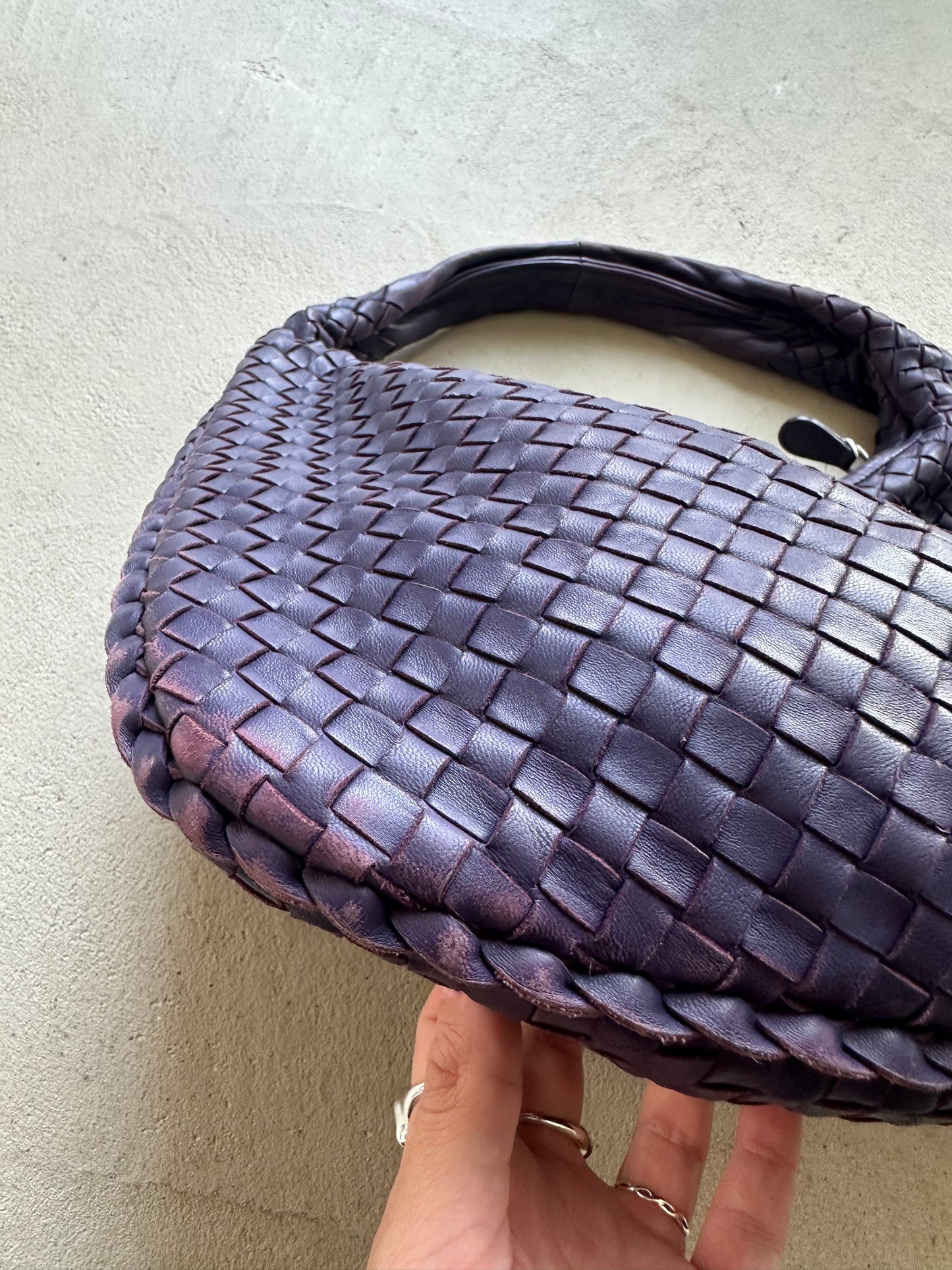 Vintage Bottega Veneta Intrecciato Hobo Bag