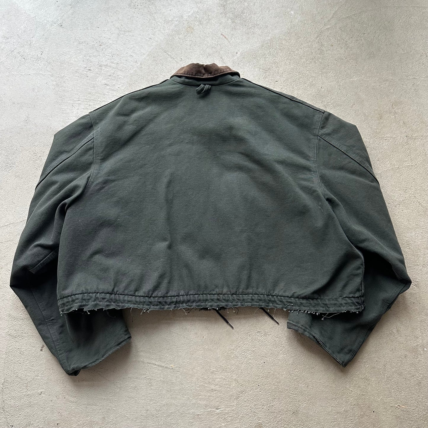 Vintage Carhartt Cropped Green Jacket