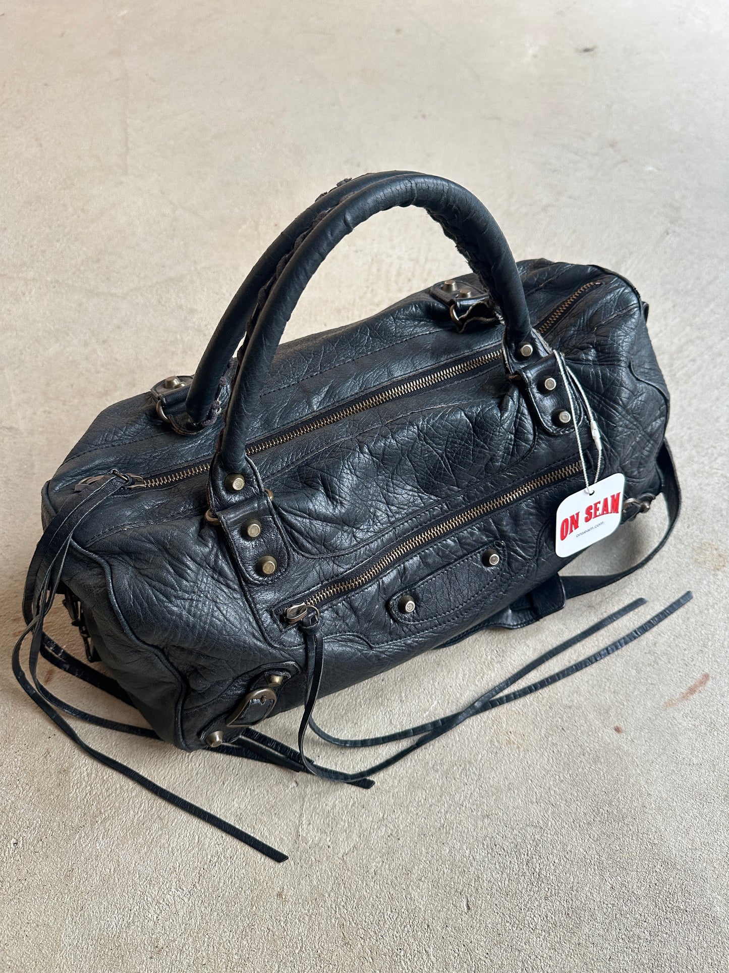 Vintage Balenciaga Black Twiggy Bag