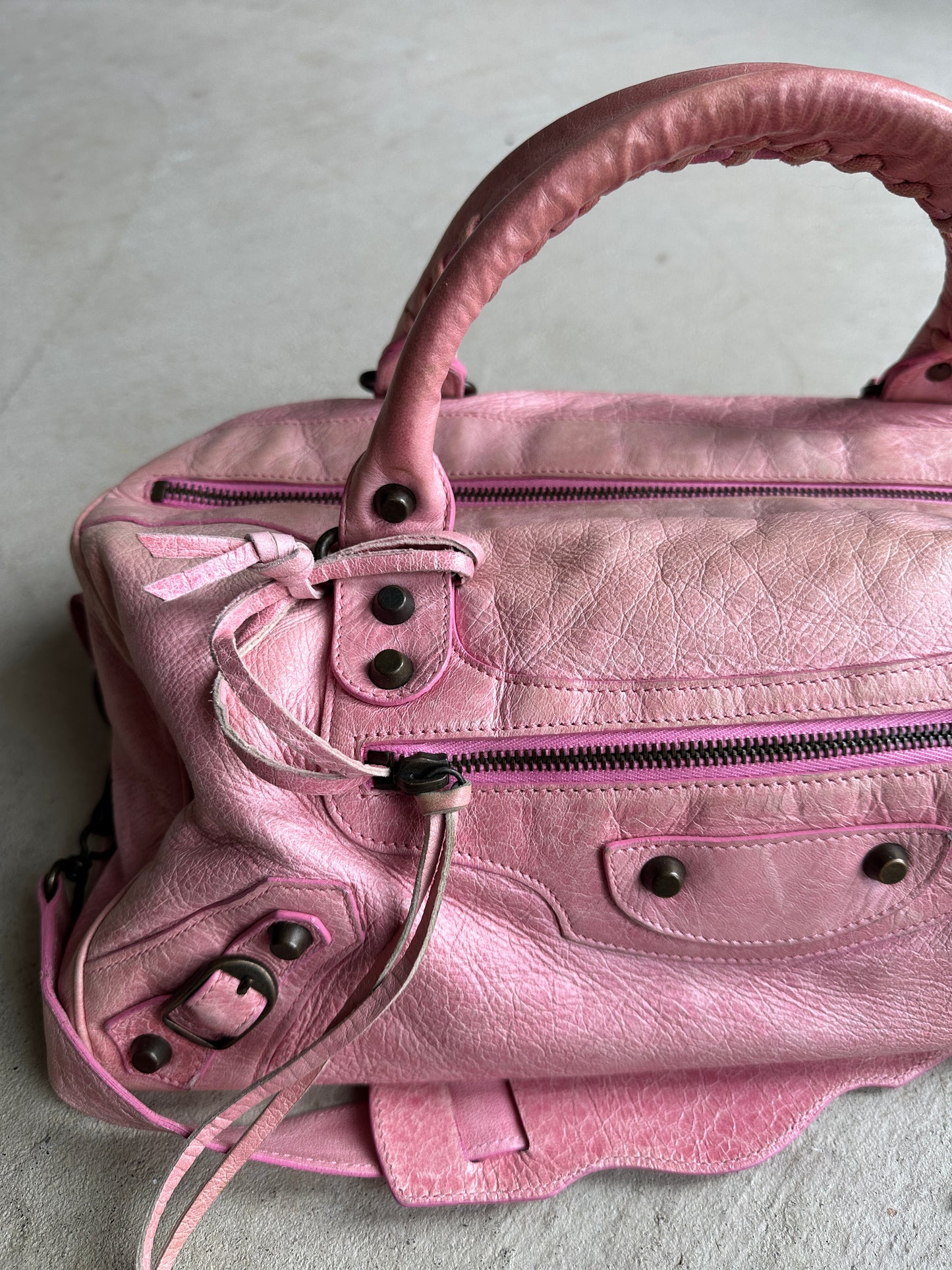 Vintage Balenciaga Pink Twiggy Bag