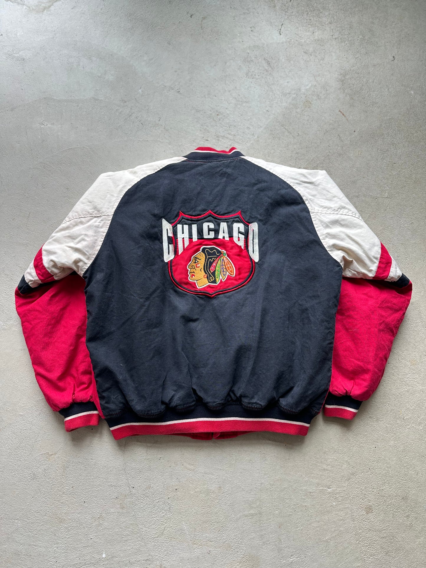 Vintage NHL Blackhawks Mirage Jacket - L