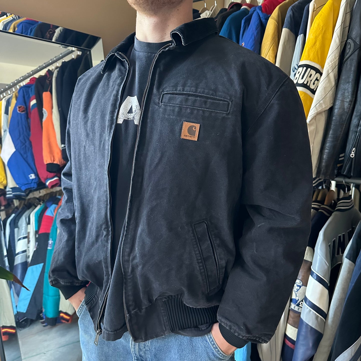 Carhartt Black Santa Fe Style Jacket - XL