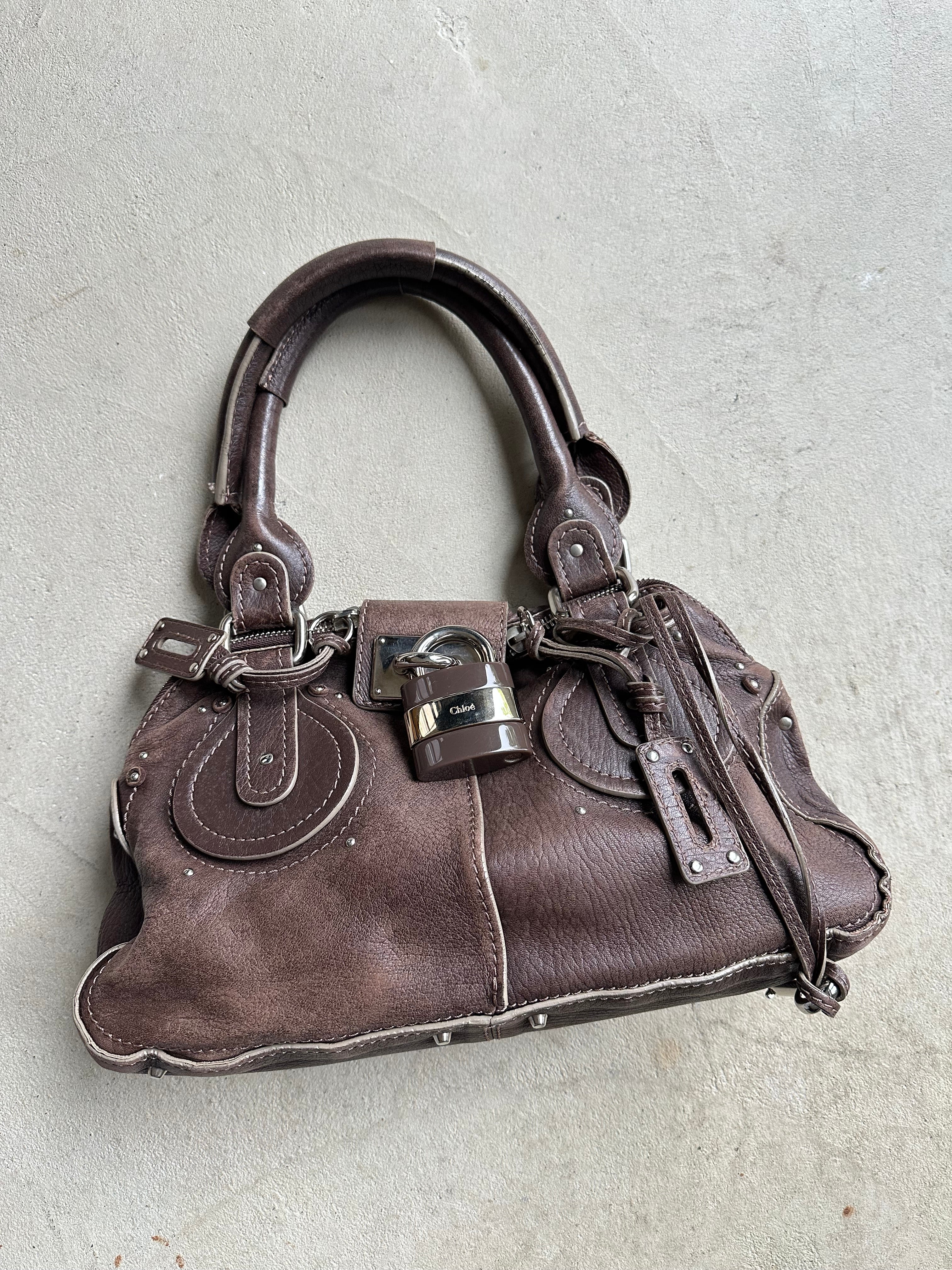 Vintage Chloé Paddington Bags Brown chloe-brown-leather-paddington