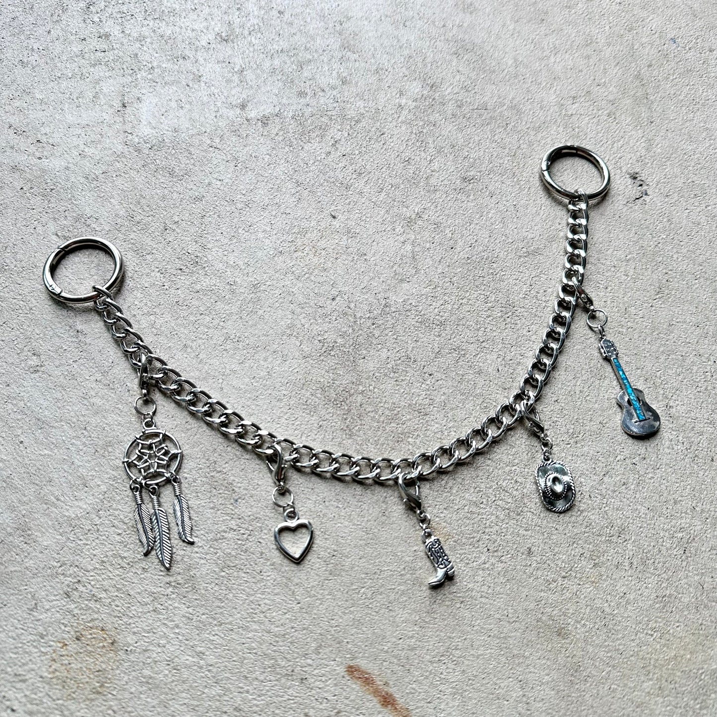 5 Charm Long Chain #9