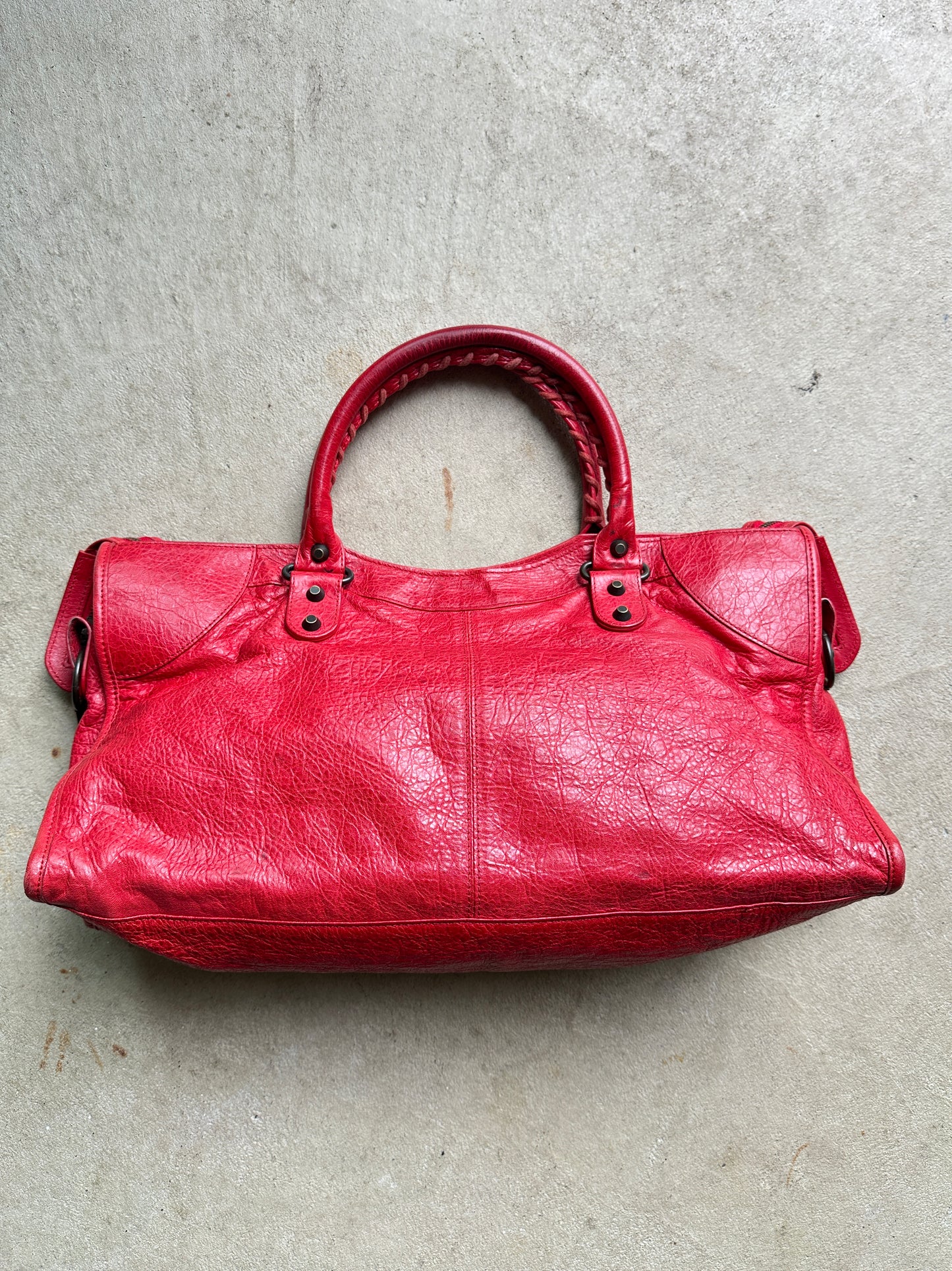 Vintage Balenciaga Red Part Time Bag