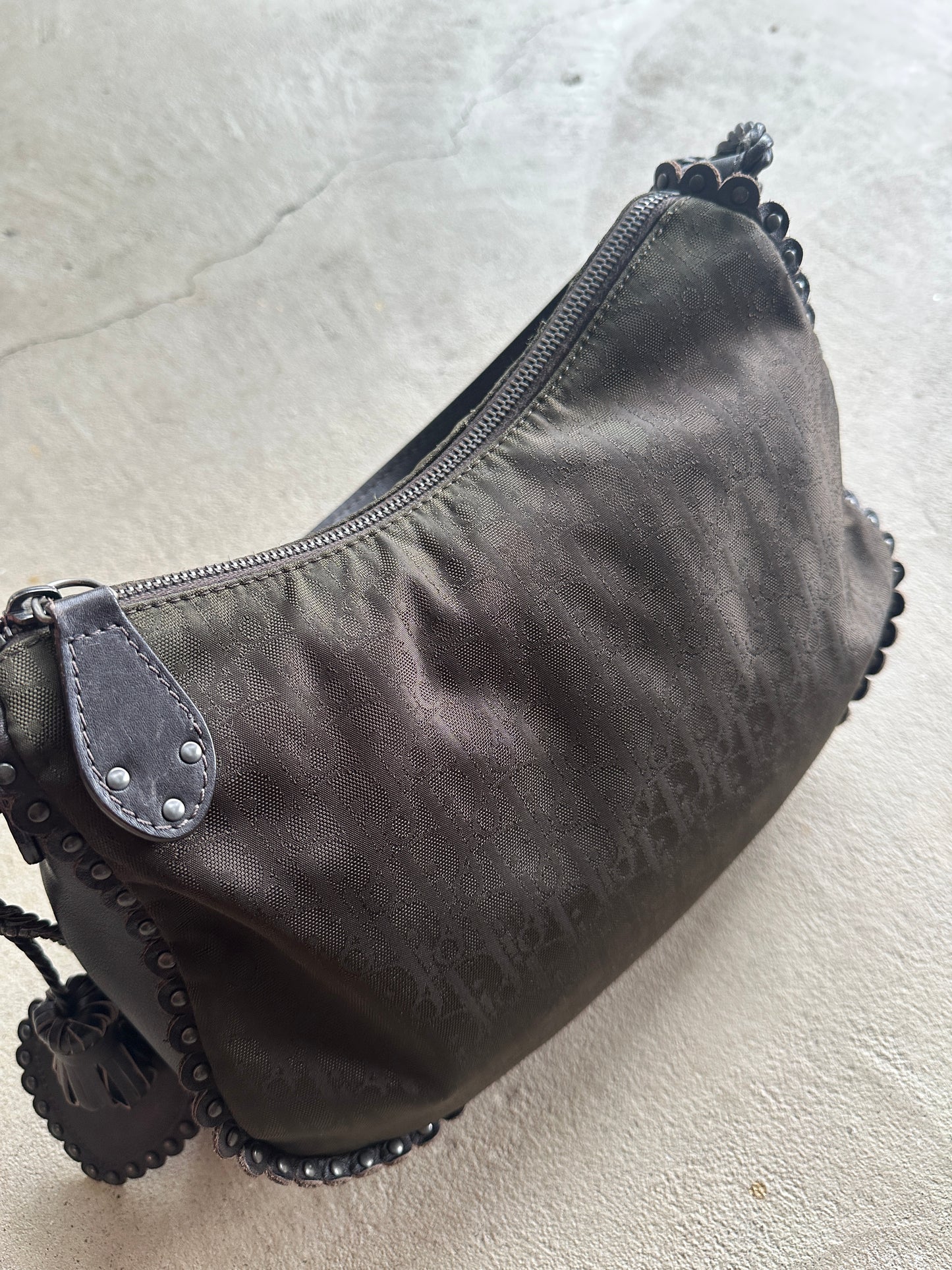 Vintage Dior Brown Shoulder Bag