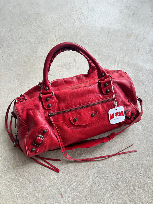 Vintage Balenciaga Red Twiggy Bag