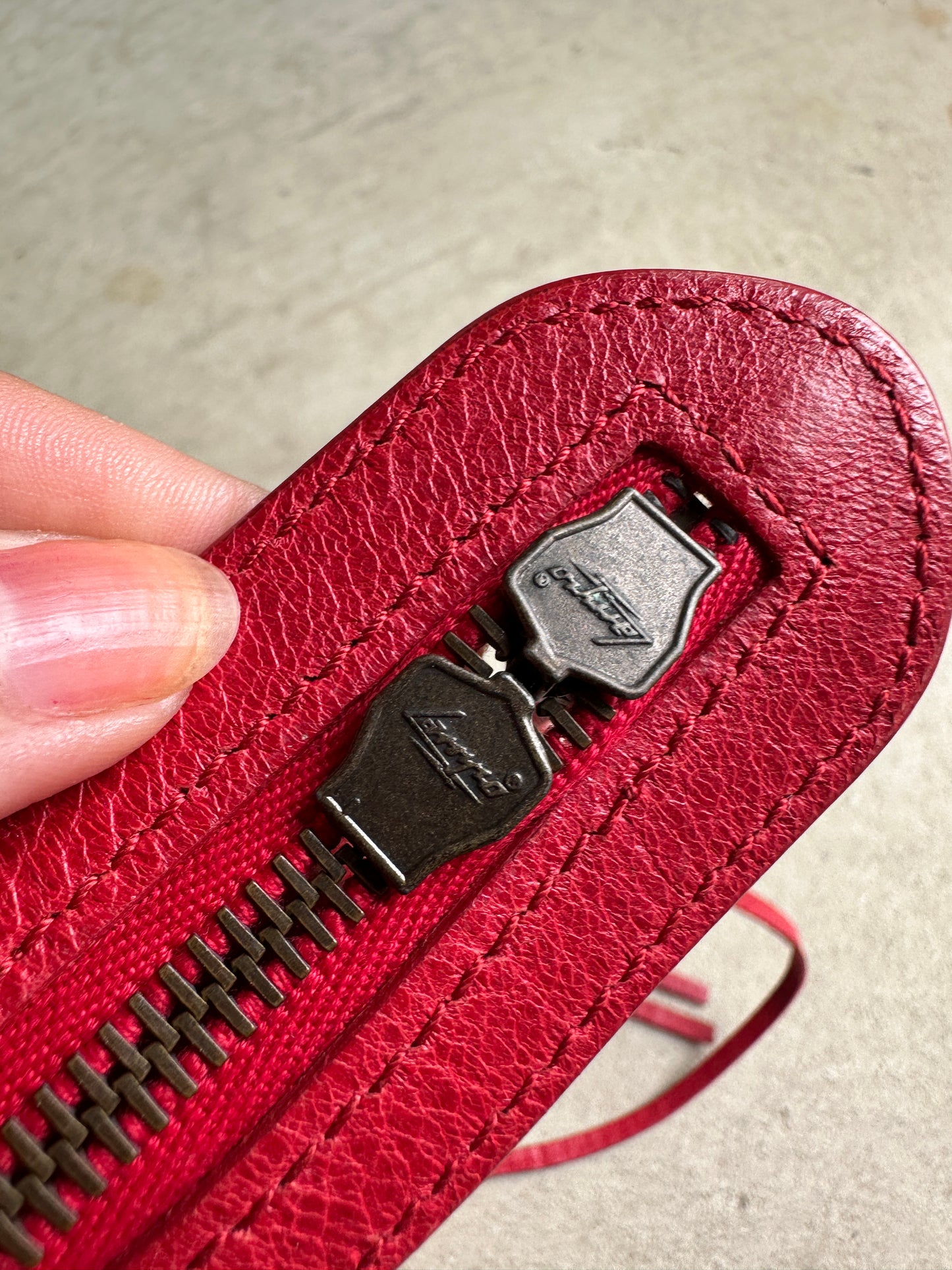 Vintage Balenciaga Red Part Time Bag