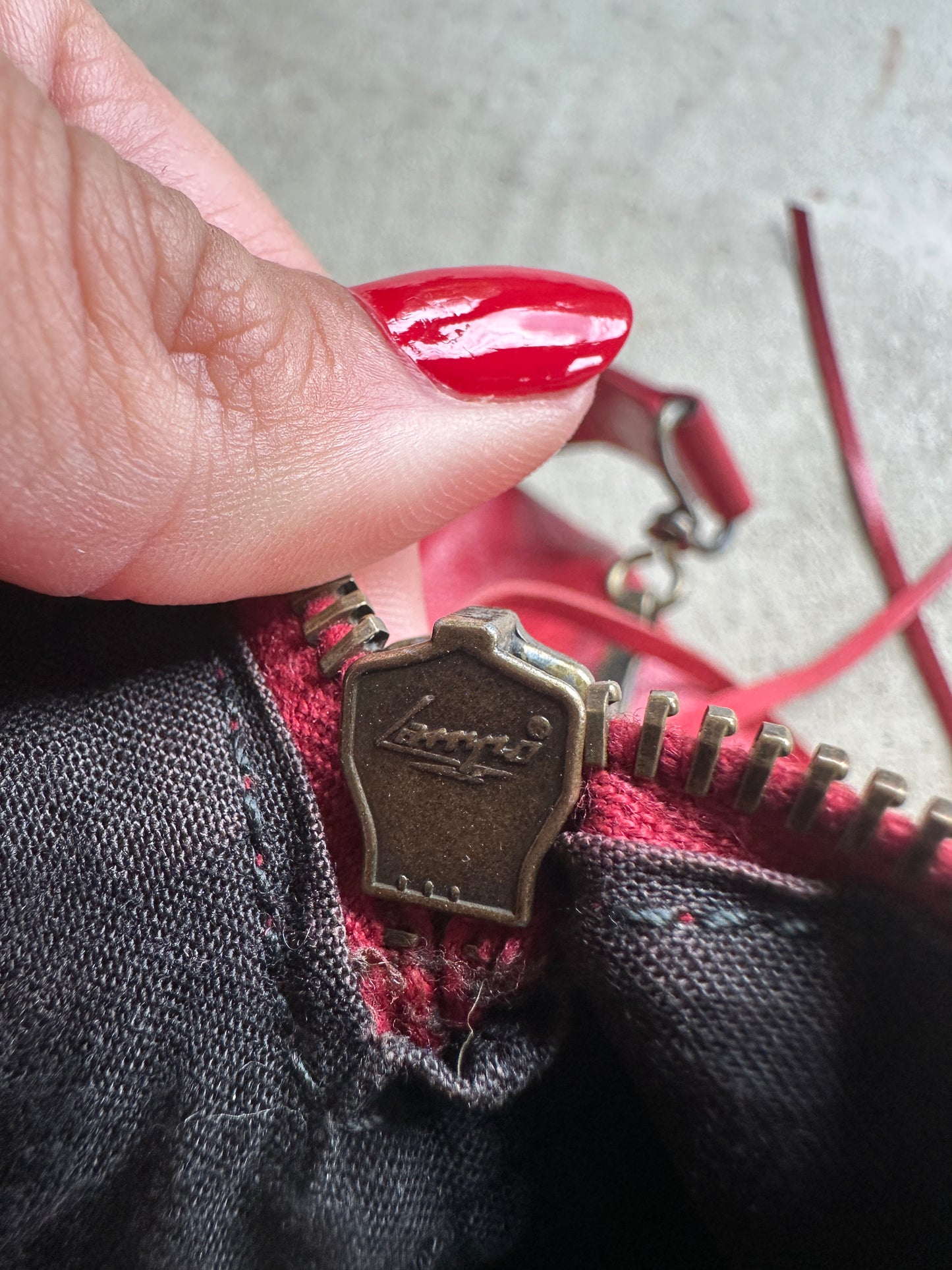 Vintage Balenciaga Red Twiggy Bag