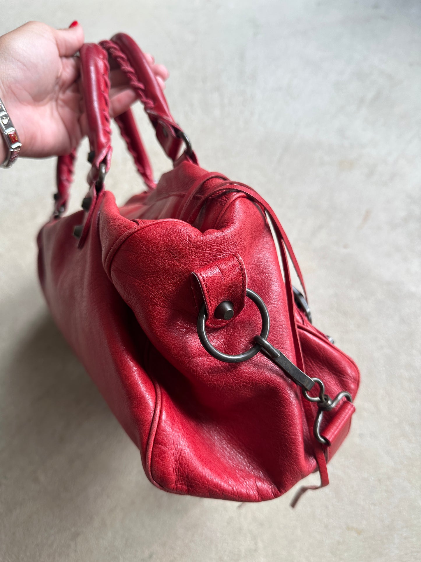 Vintage Balenciaga Red Twiggy Bag