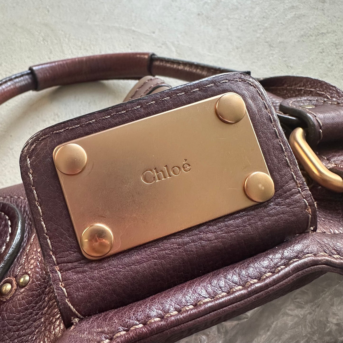 Vintage Brown Chloe Paddington Shoulder Bag