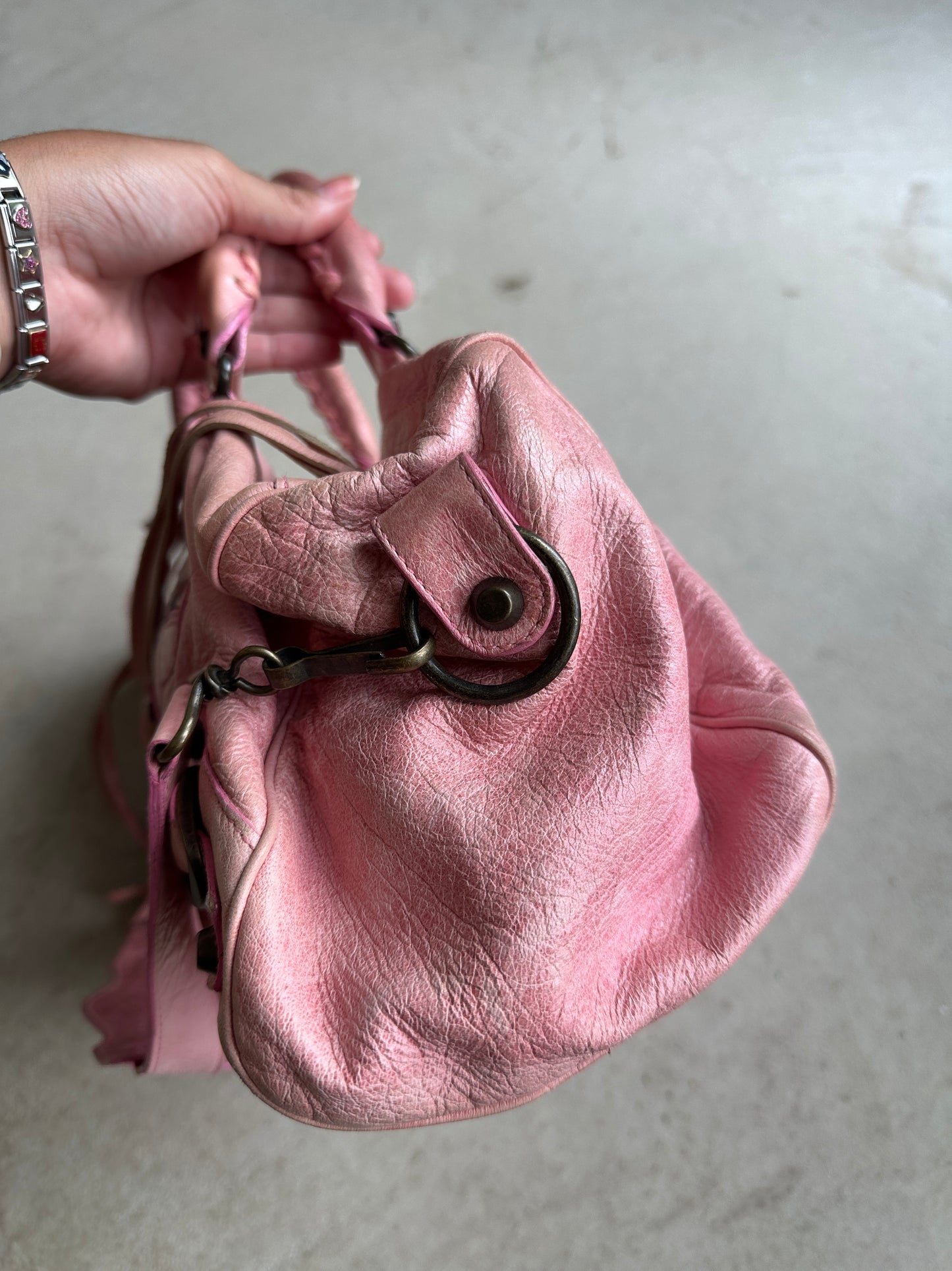 Vintage Balenciaga Pink Twiggy Bag