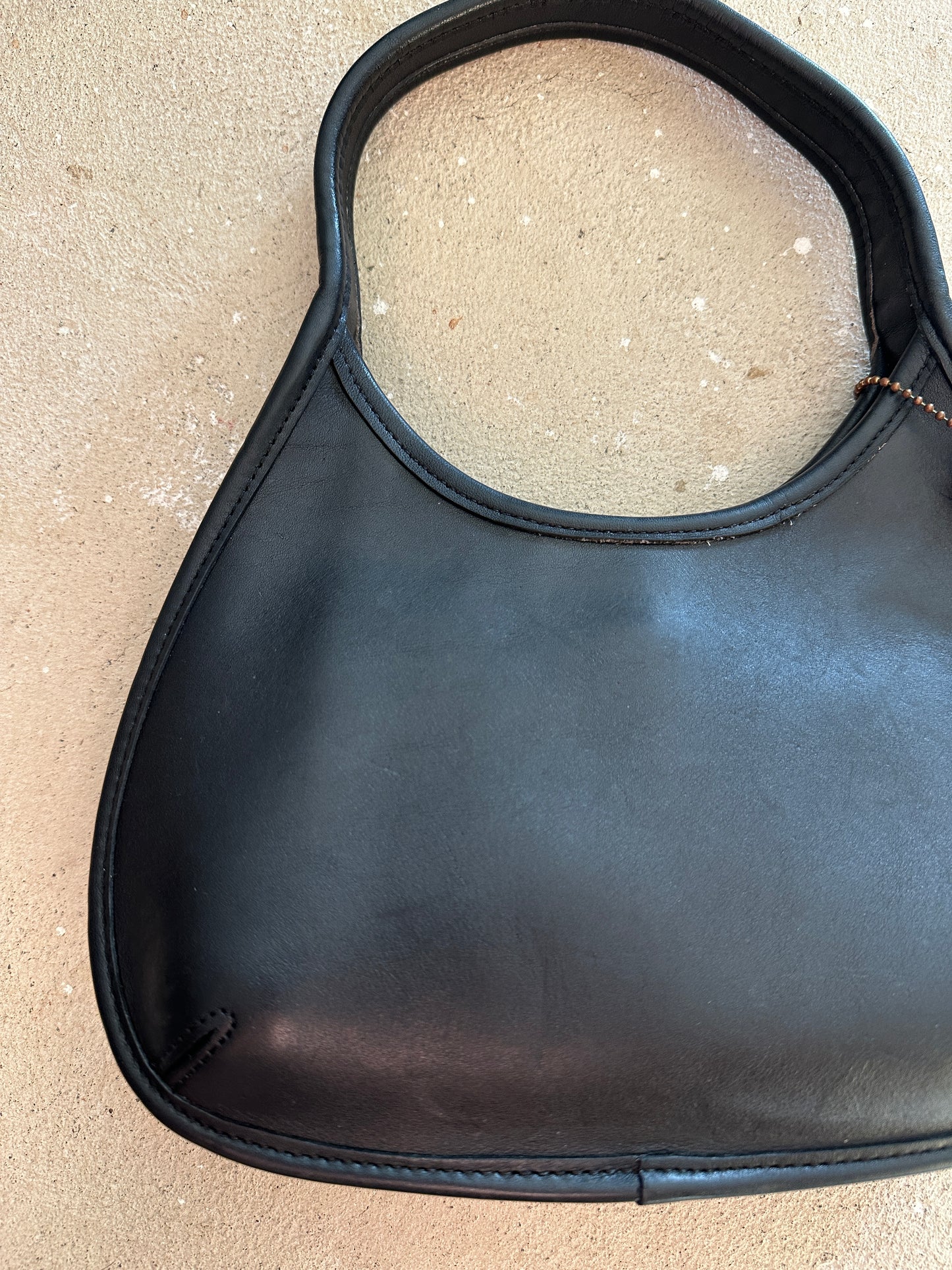 Vintage Coach Mini Ergo Black Shoulder Bag 9027