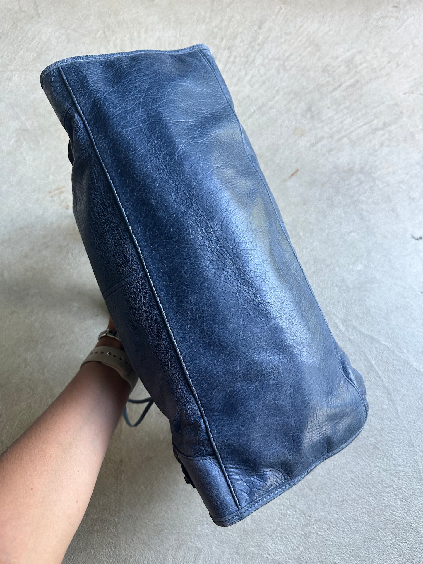 Vintage Balenciaga Blue Part Time Bag