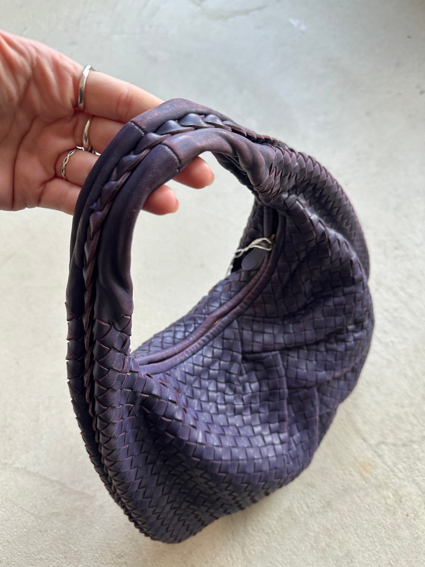 Vintage Bottega Veneta Intrecciato Hobo Bag