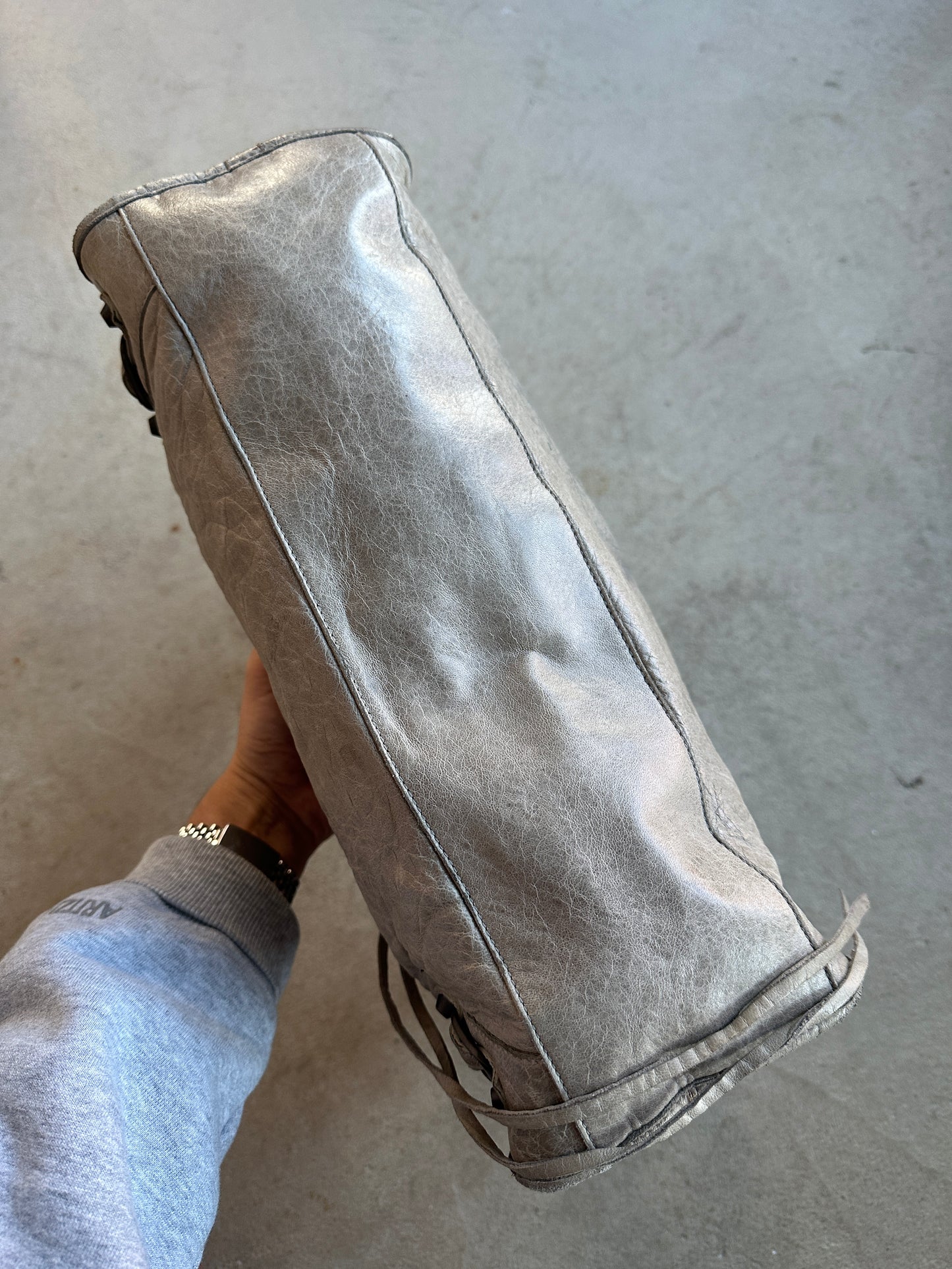 Vintage Grey Balenciaga City Bag