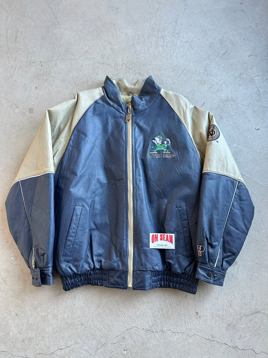 Vintage Leather Notre Dame Jacket - XL