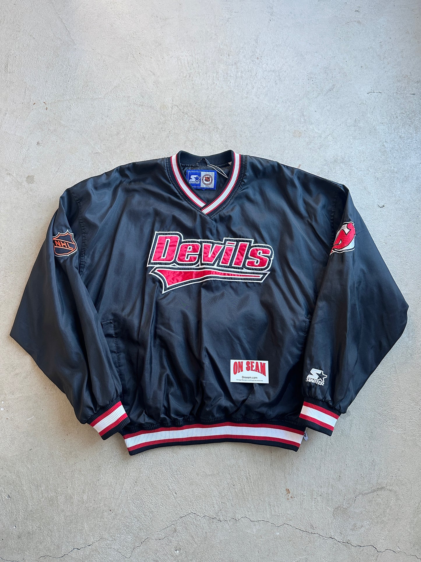 New Jersey Devils Starter Windbreaker with soft lining - XL