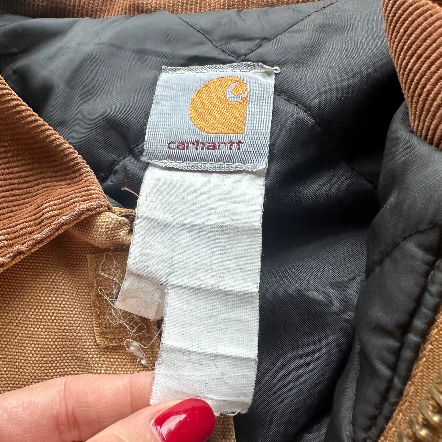 Vintage Carhartt Tan Detroit Style Jacket - L