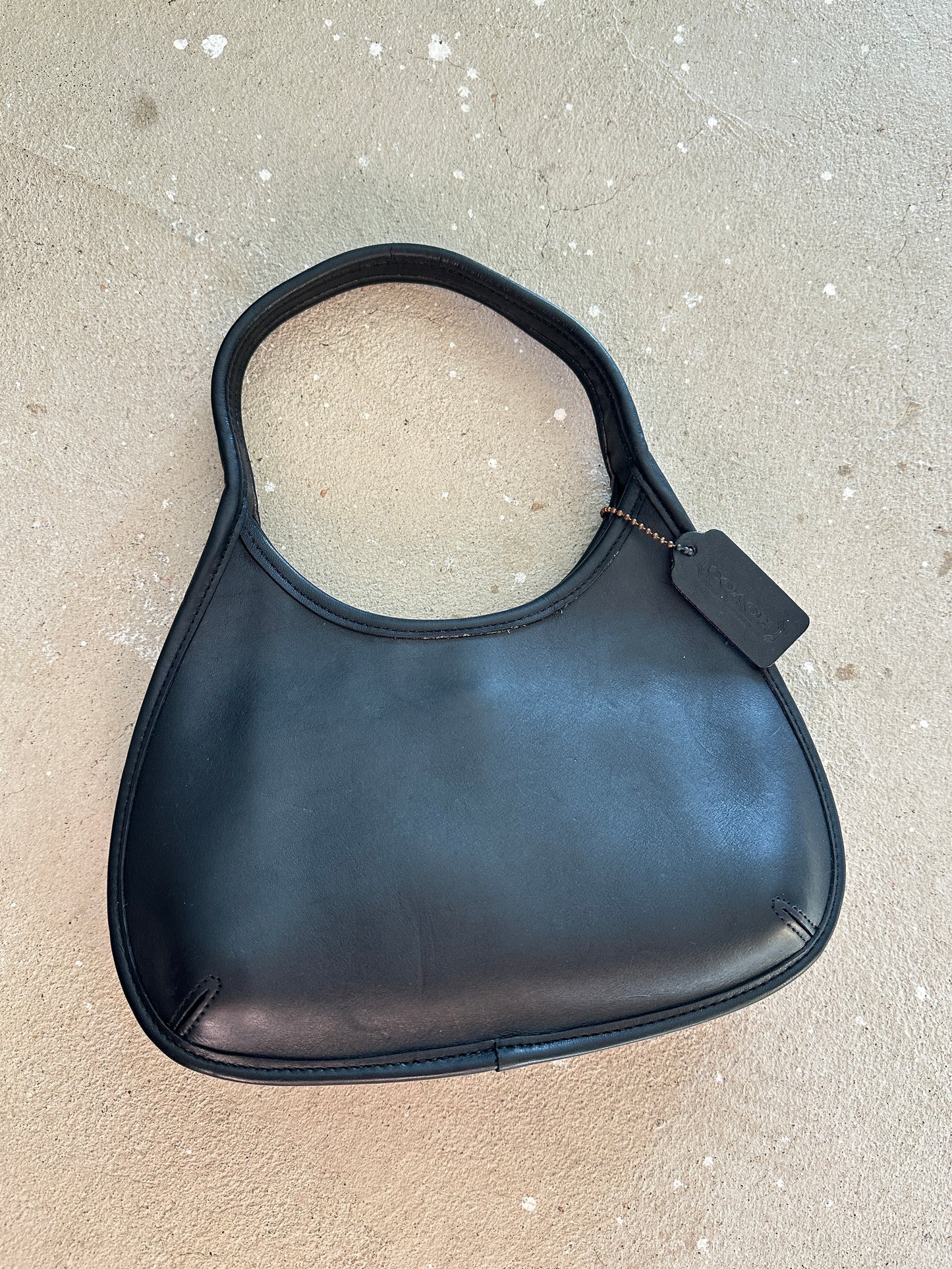 Vintage Coach Mini Ergo Black Shoulder Bag 9027