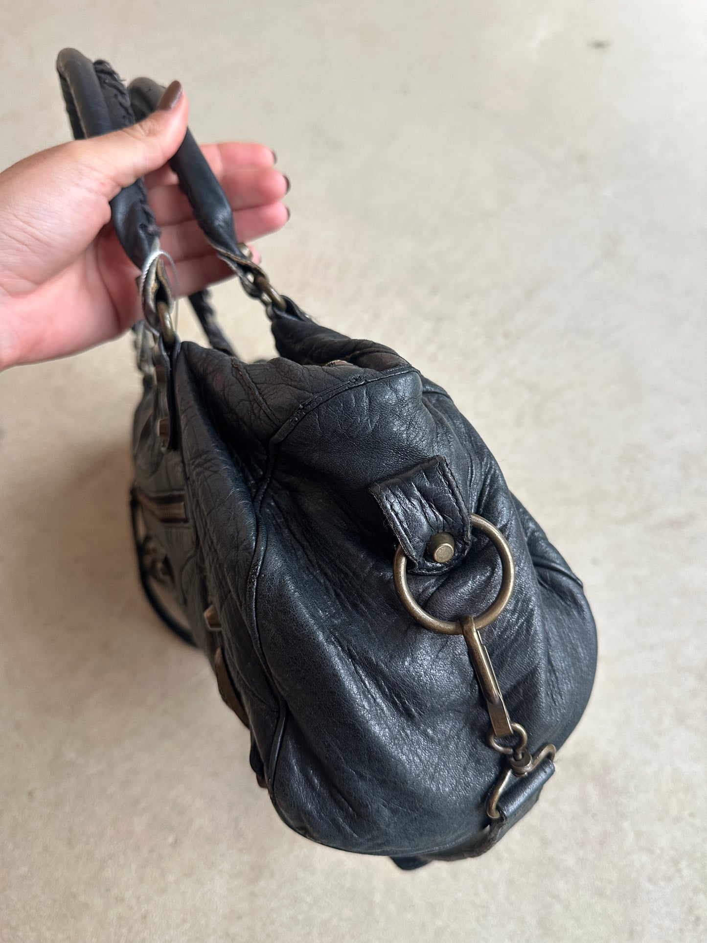 Vintage Balenciaga Black Twiggy Bag