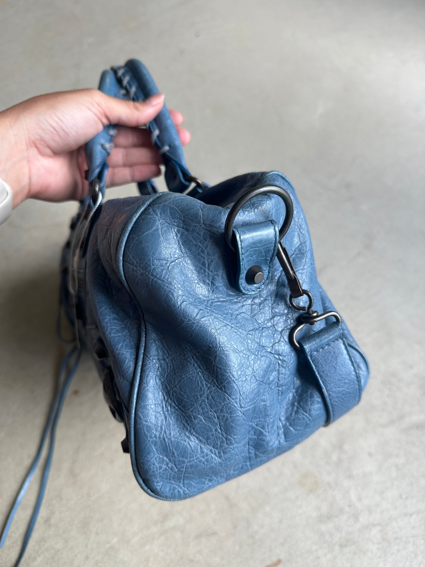 Vintage Balenciaga Blue Twiggy Bag
