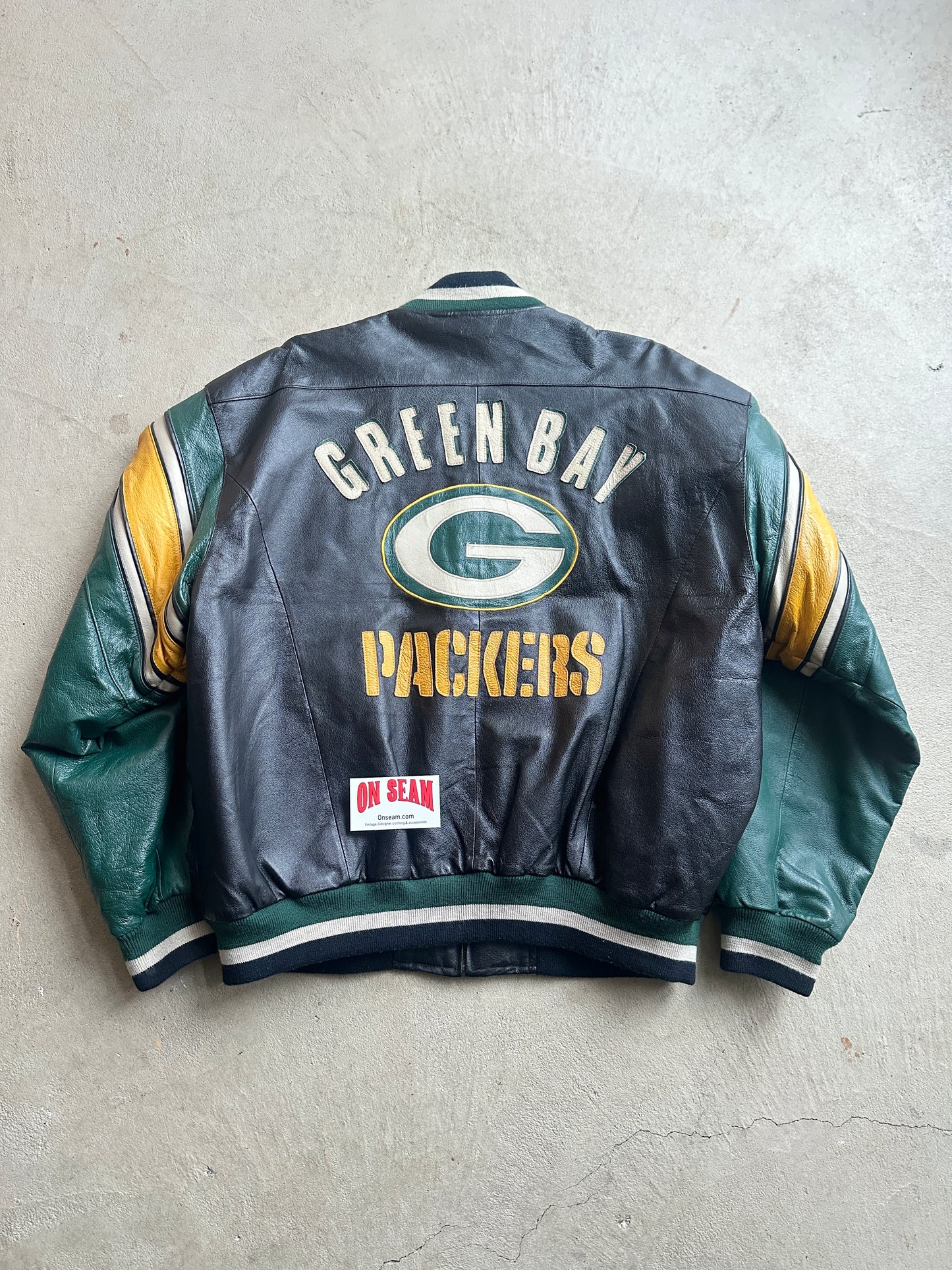 Vintage Mirage Green Bay Packers NFL Jacket
