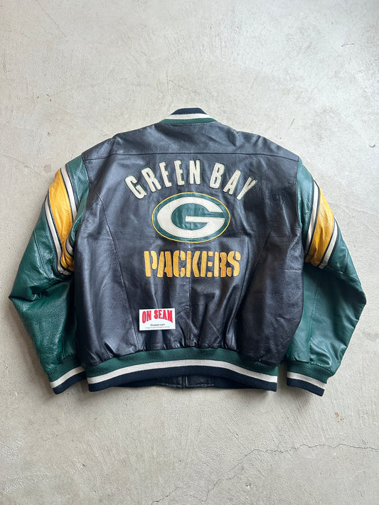 Vintage Mirage Green Bay Packers NFL Jacket