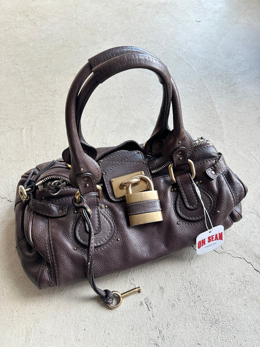 Vintage Dark Brown Chloé Paddington Shoulder Bag
