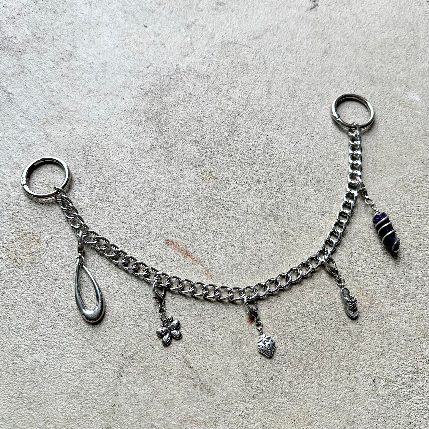 5 Charm Long Chain #7