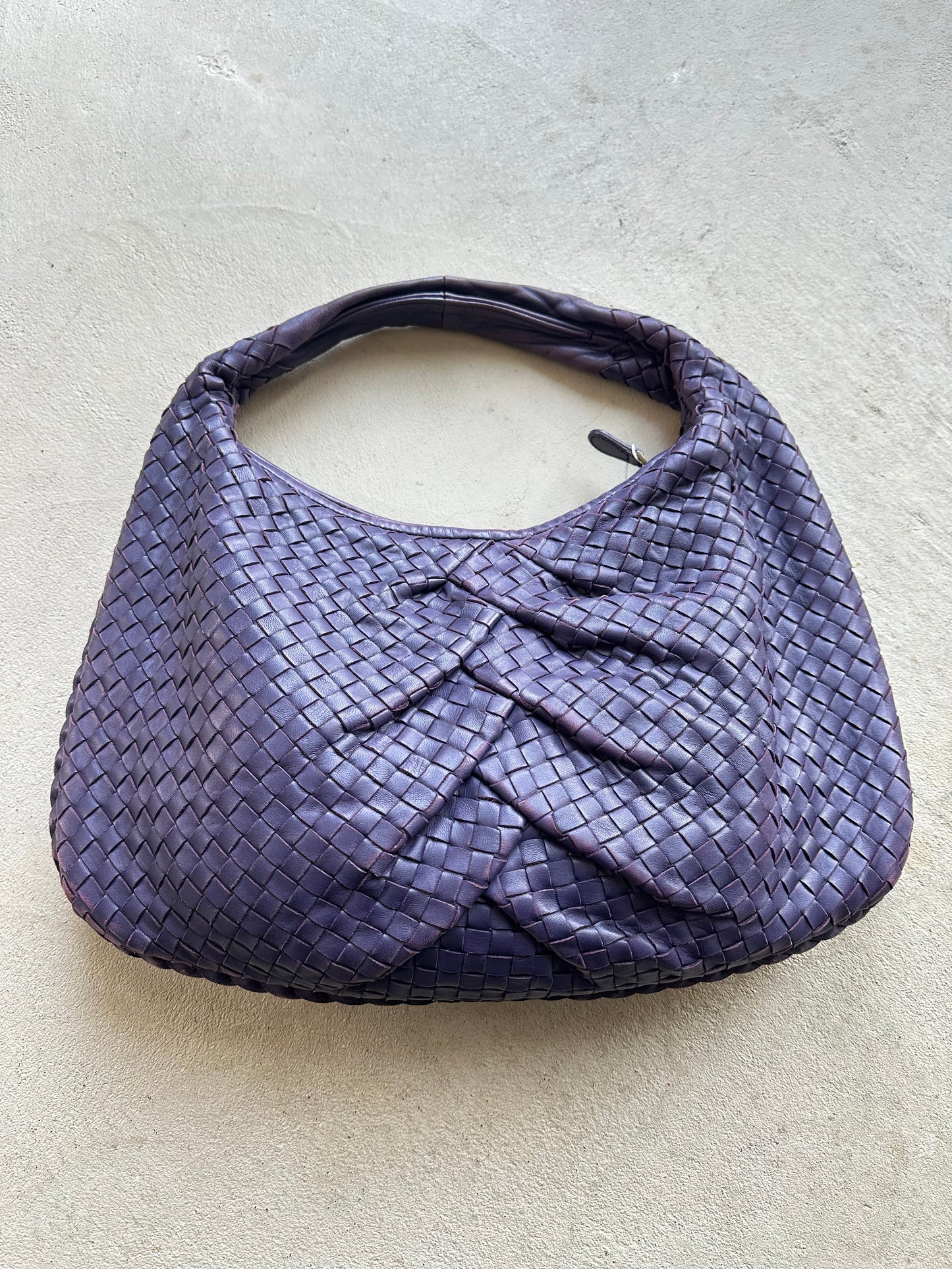 Vintage Bottega Veneta Intrecciato Hobo Bag