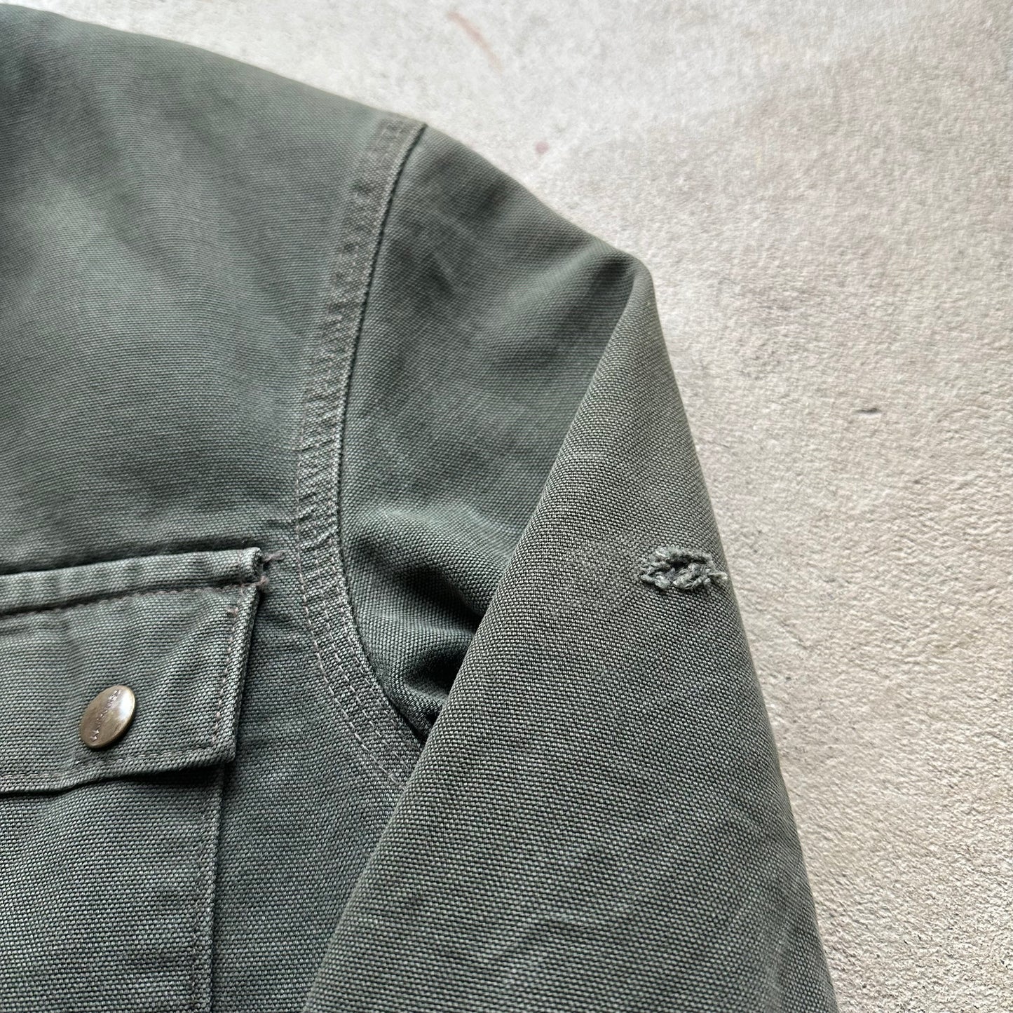 Vintage Carhartt Cropped Green Jacket