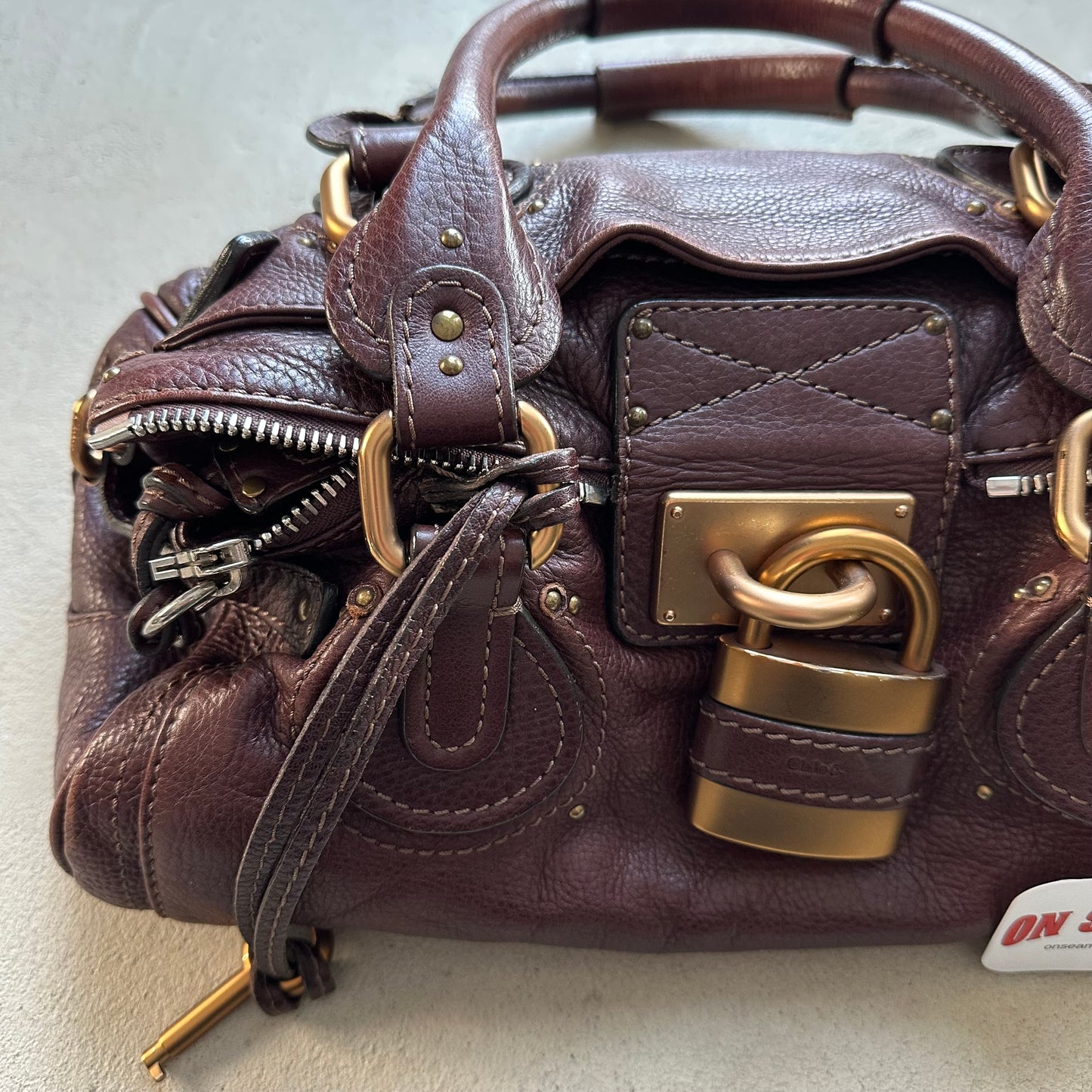 Vintage Brown Chloe Paddington Shoulder Bag