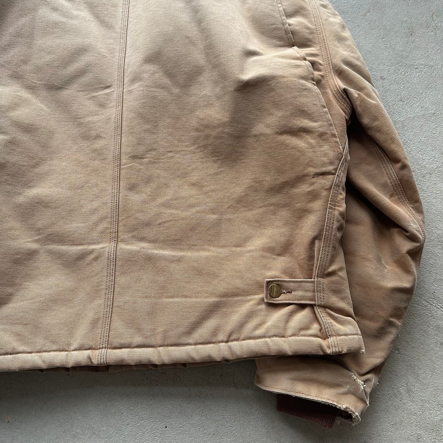 Vintage Carhartt Tan Detroit Style Jacket - L