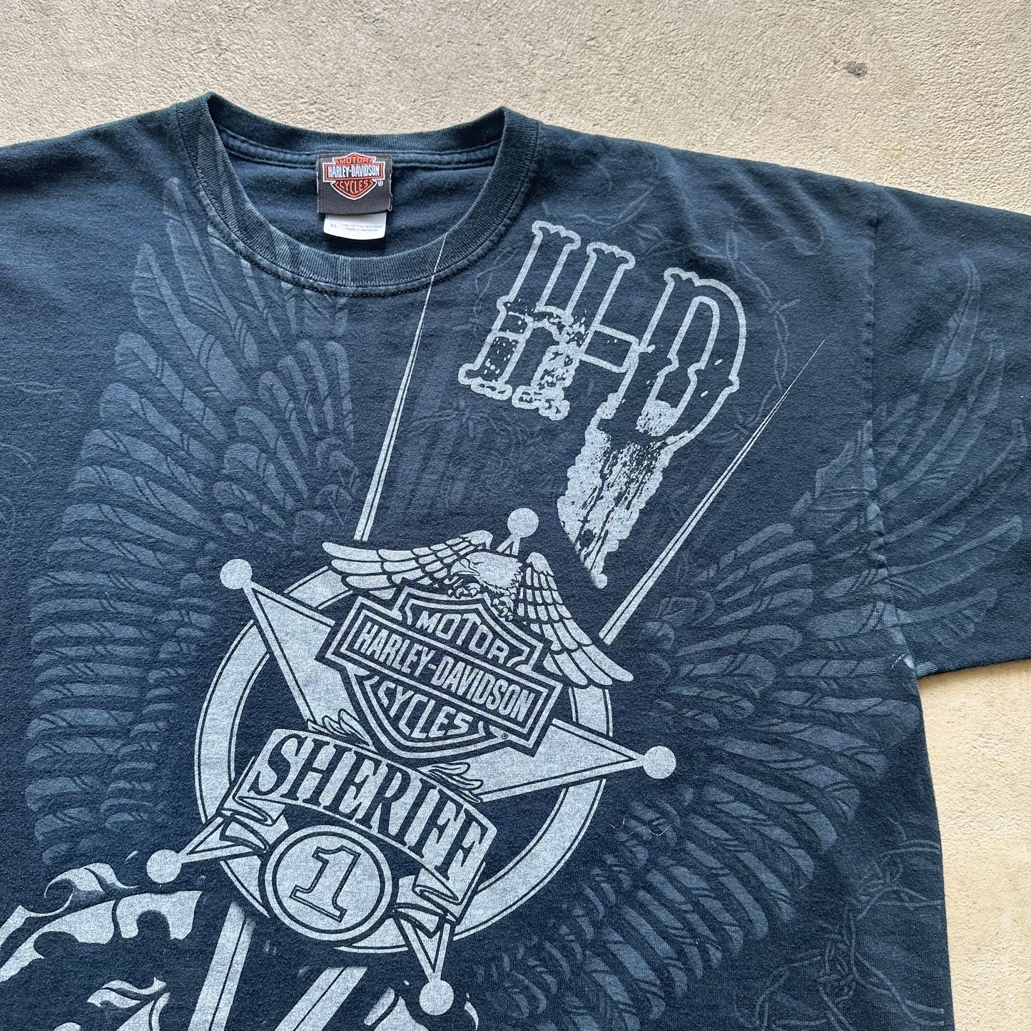 Faded Harley Davidson Shirt - XL