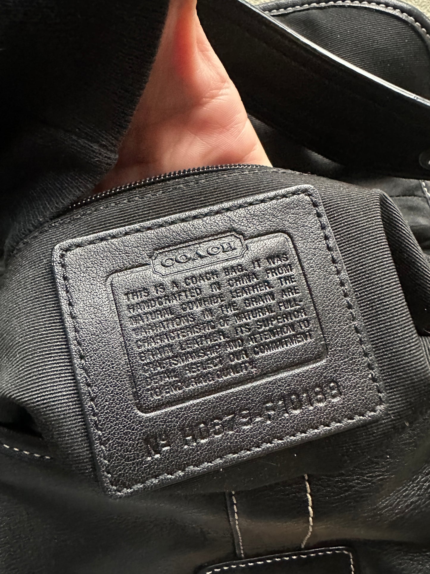 Vintage Coach Black Mini Soho Shoulder Bag