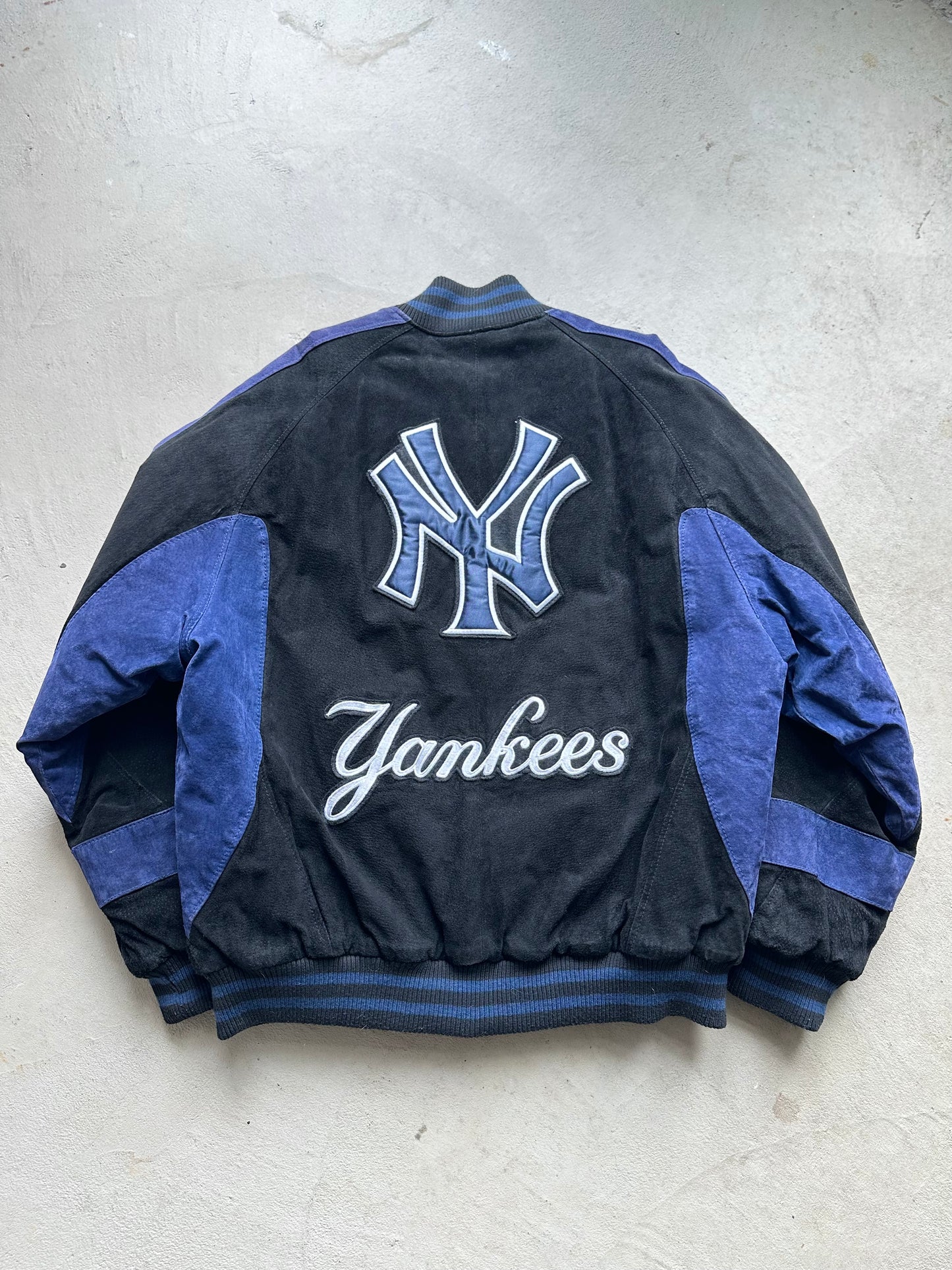 Vintage MLB New York Yankees Suede Jacket - L