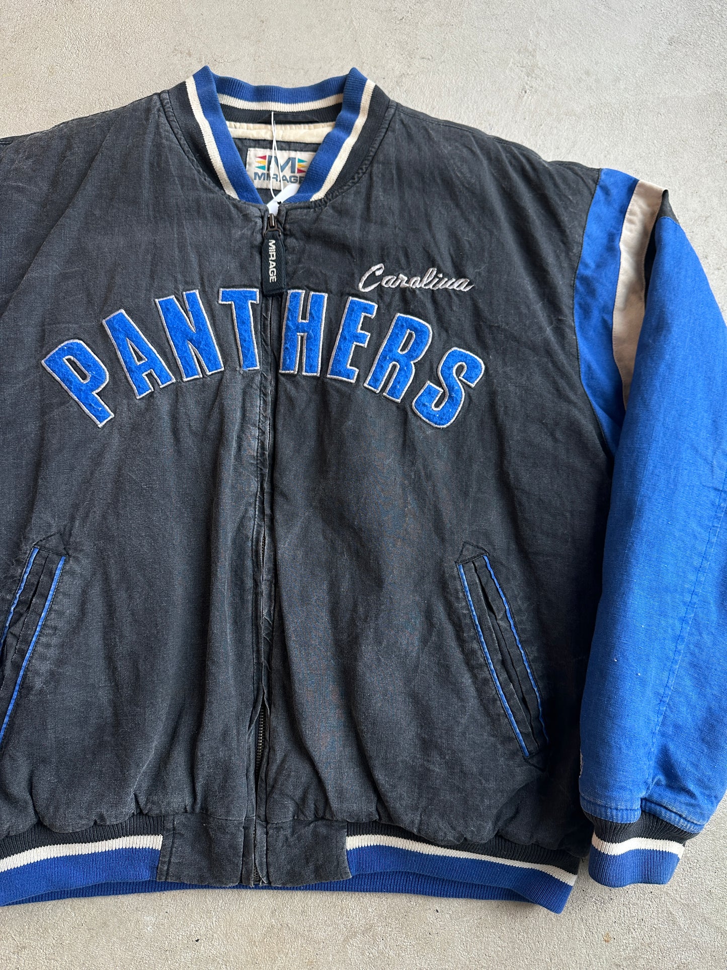 Vintage Mirage Caroline Panthers Mirage Jacket - L