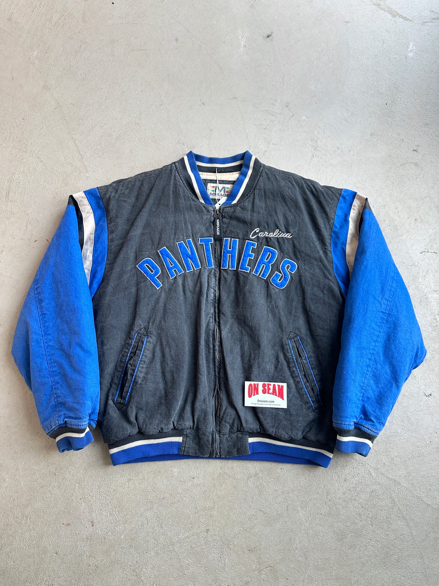Vintage Mirage Caroline Panthers Mirage Jacket - L