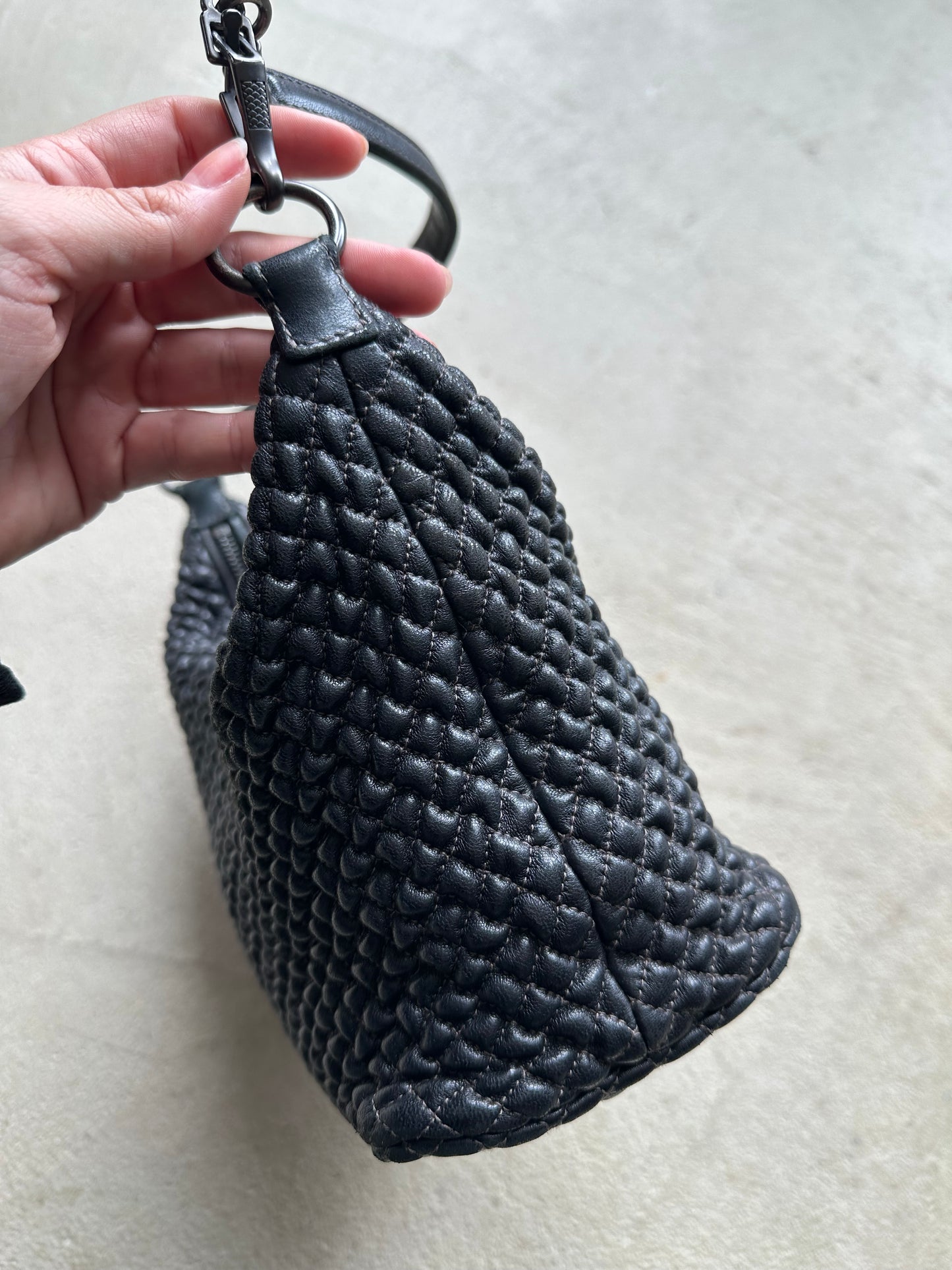 Vintage Bottega Veneta Black Mini Shoulder Bag