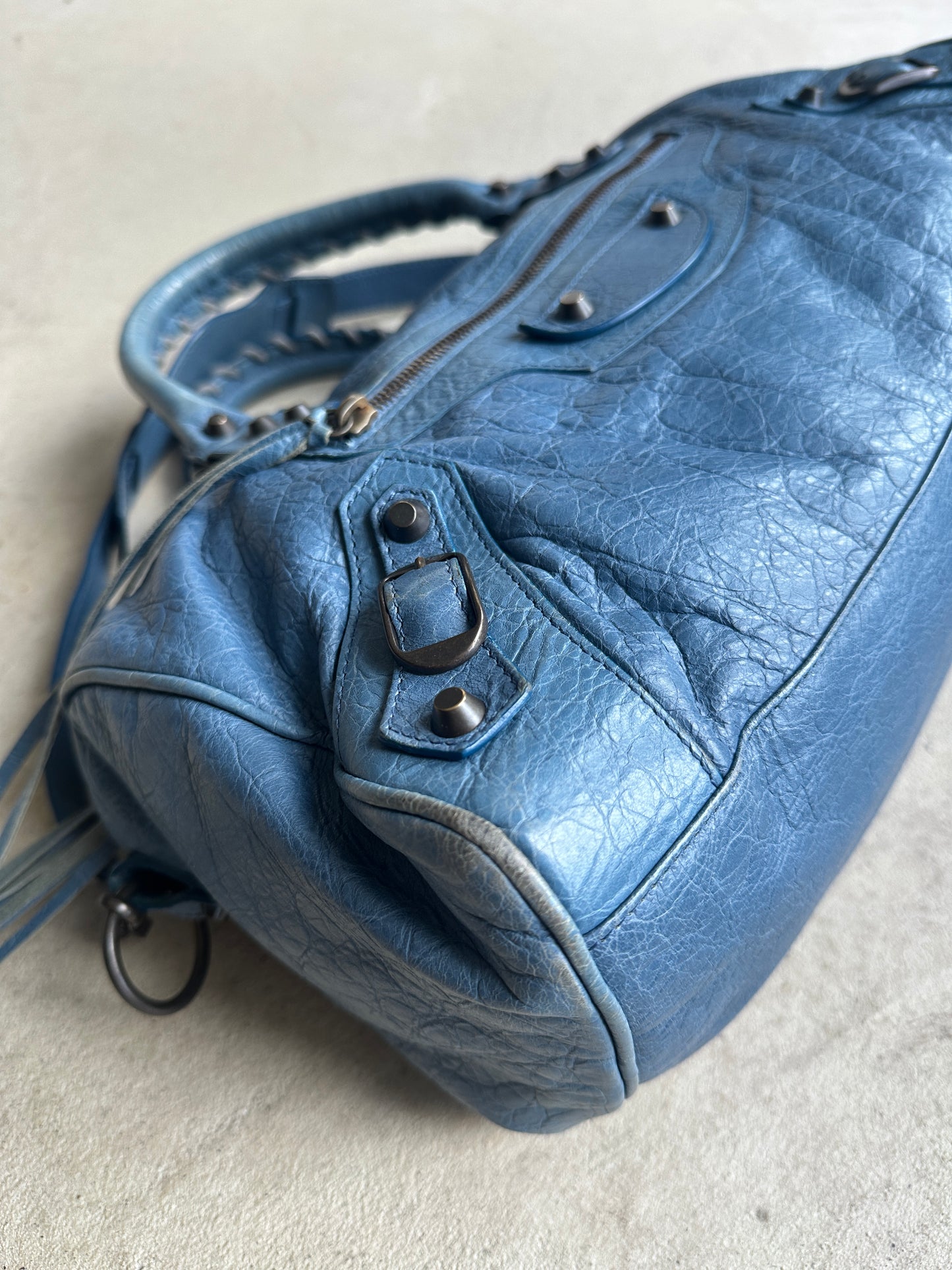 Vintage Balenciaga Blue Twiggy Bag