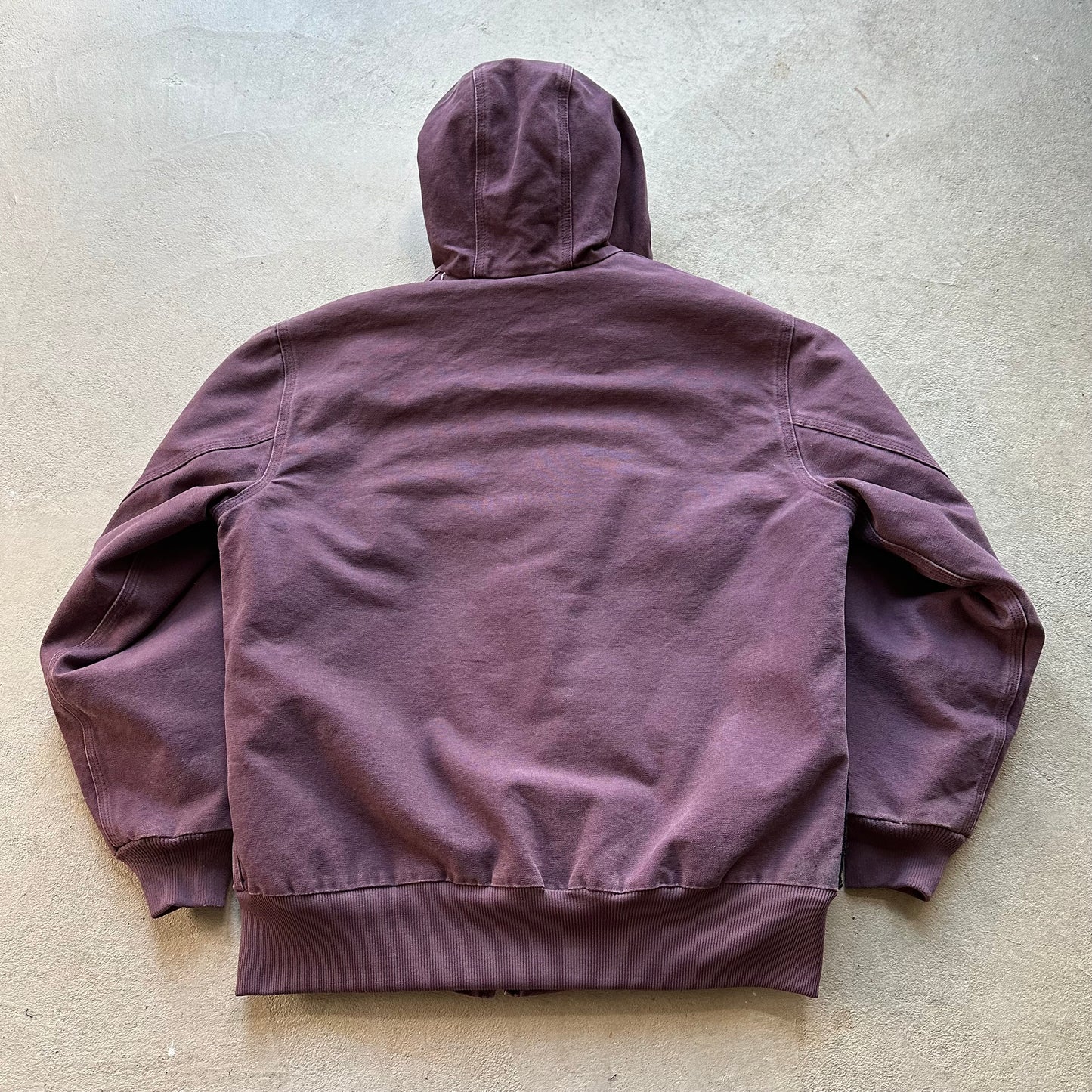 Vintage Carhartt Purple Cargo Vest Hooded Jacket