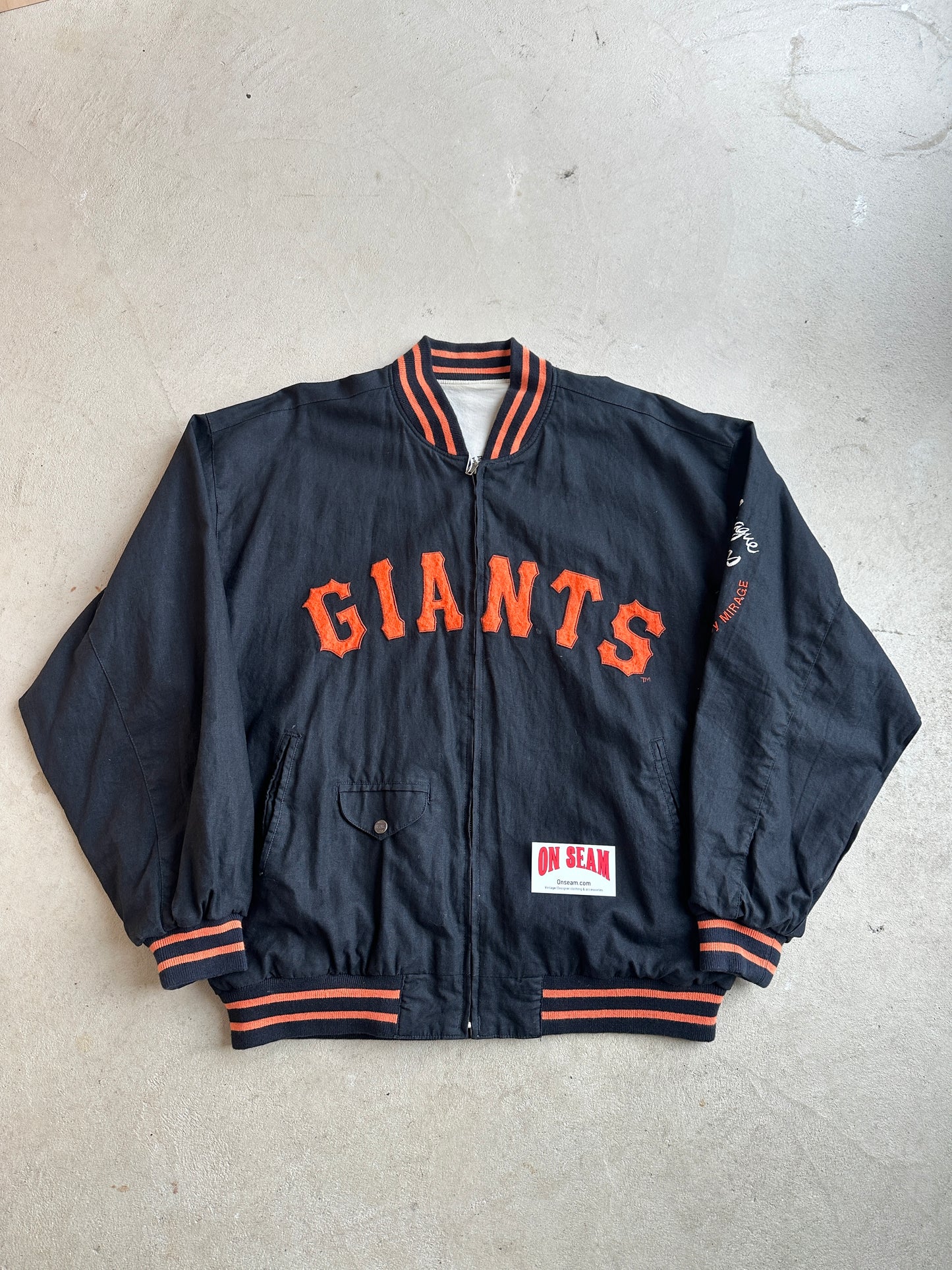 Vintage New York Giants MLB Mirage Jacket - XL
