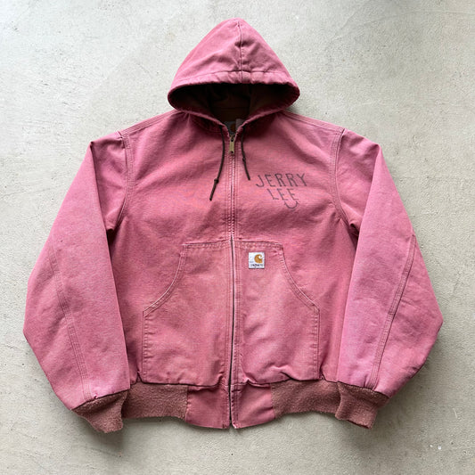 Carhartt Pink Hooded Jacket - S